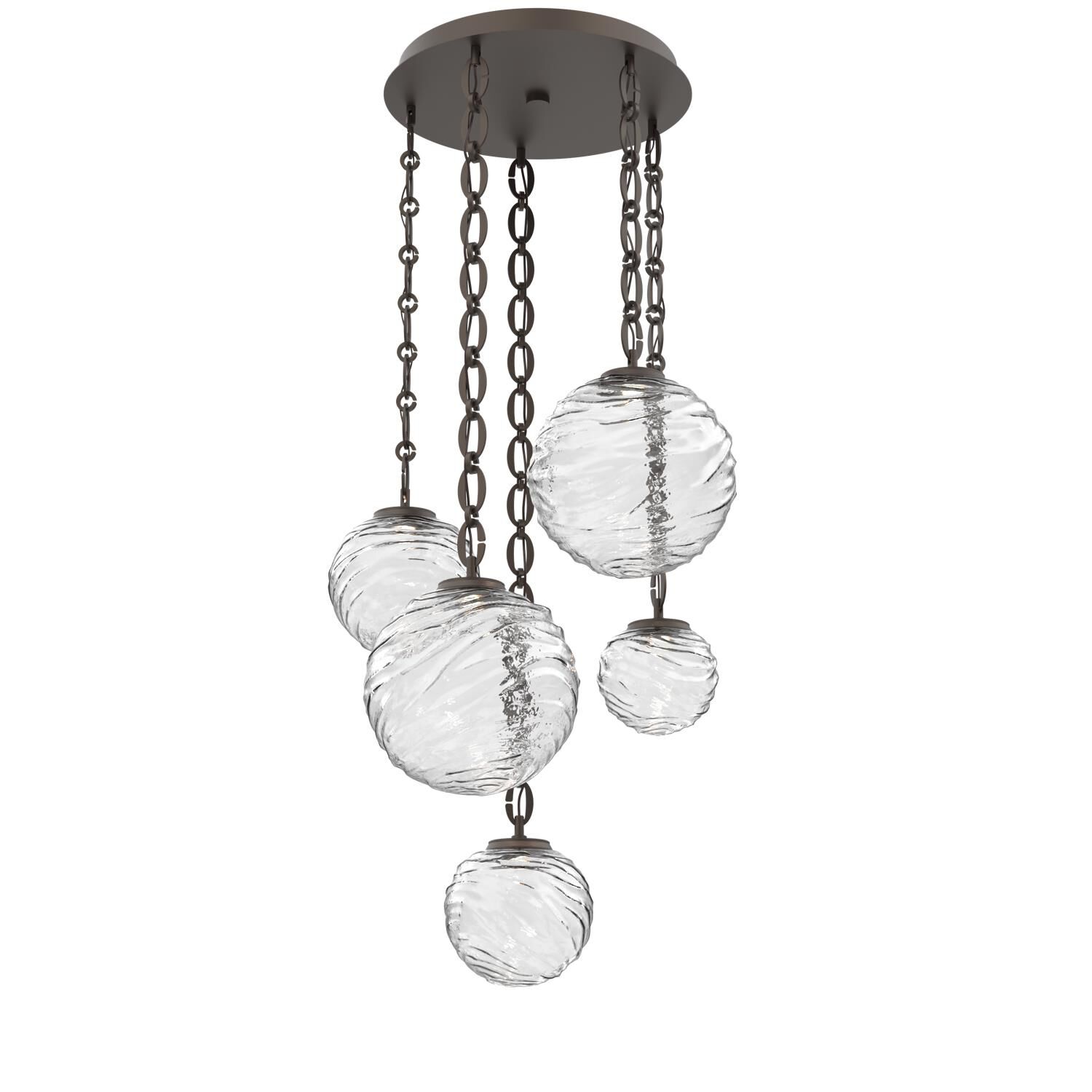 Levi Wilson Gaia 24 Inch Multi Light Pendant by Hammerton Studio