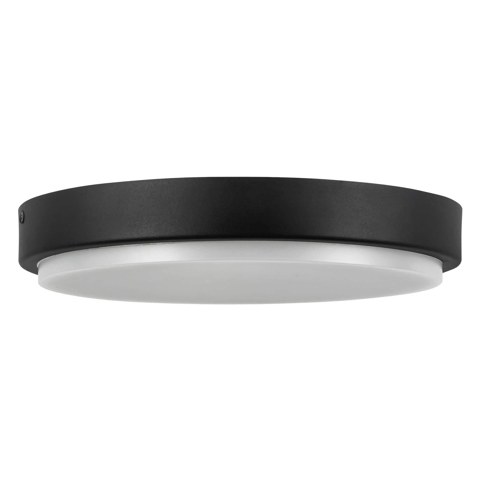 Shown in Black finish and Frosted Polycarbonate Diffuser glass