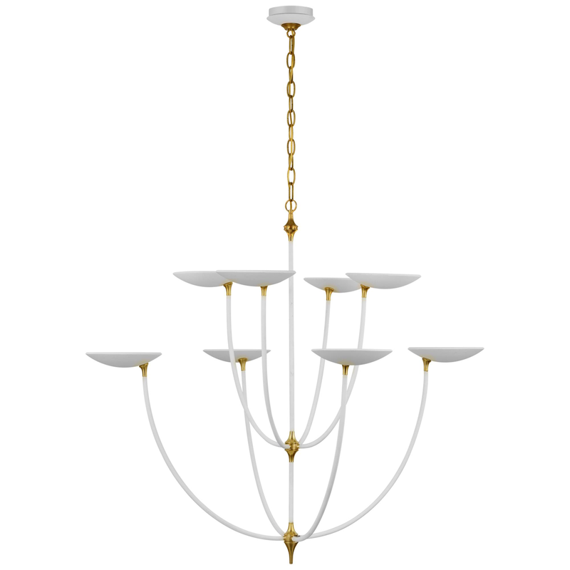 Thomas O'Brien Keira 32 Inch 8 Light LED Chandelier by Visual Comfort Signature Collection