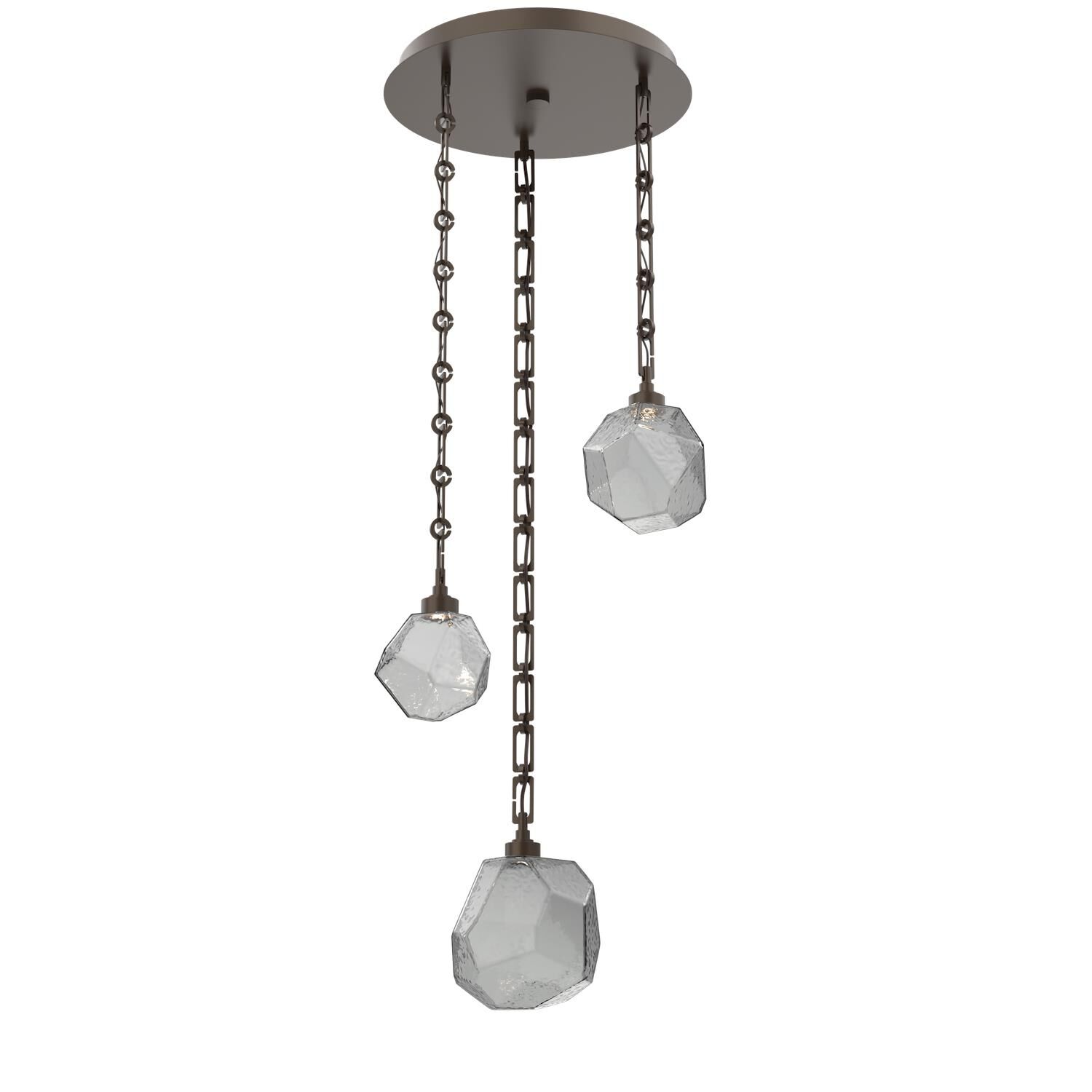 Levi Wilson Gem 21 Inch Multi Light Pendant by Hammerton Studio