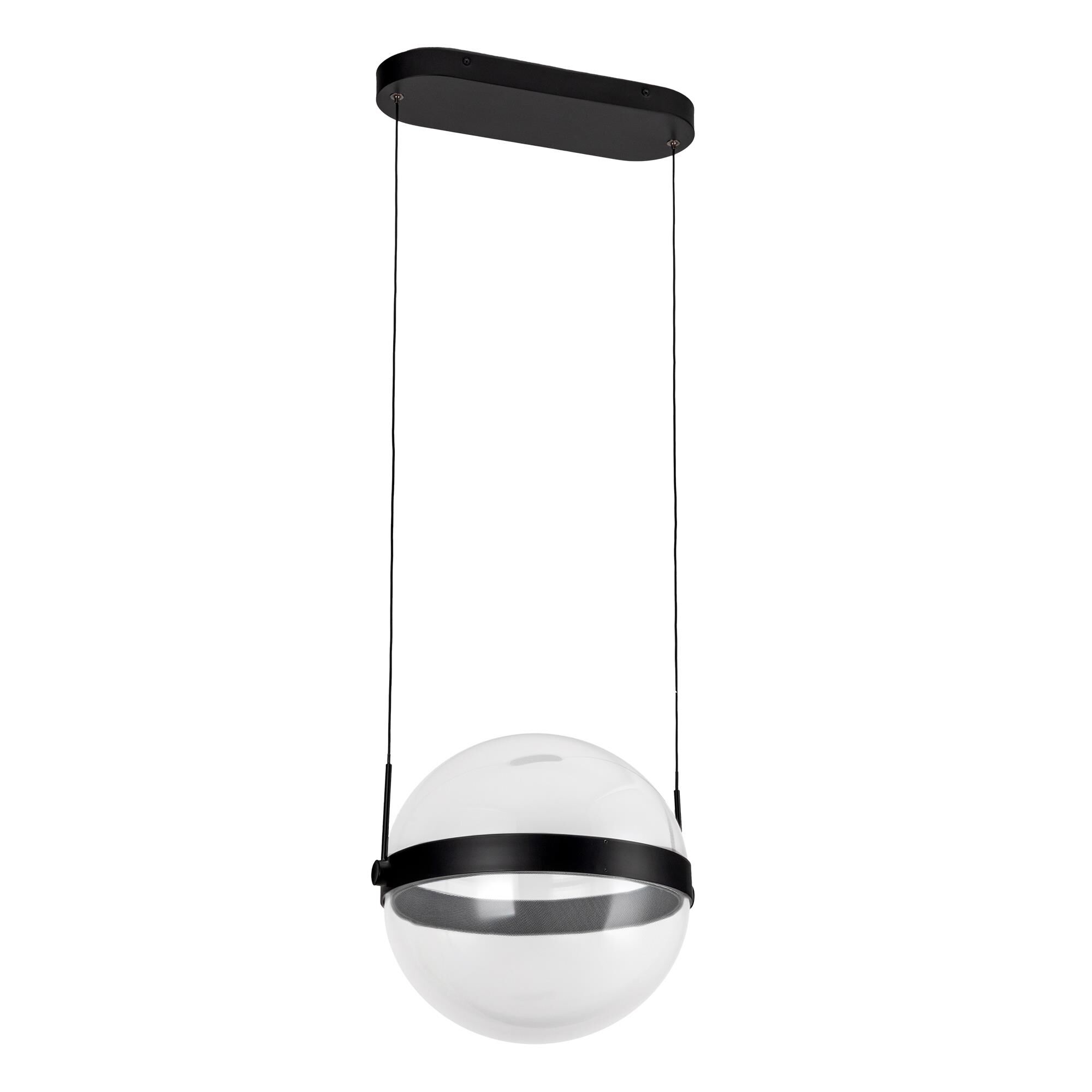 Shown in Black/Light Guide finish and Clear Acrylic Light Guide shade