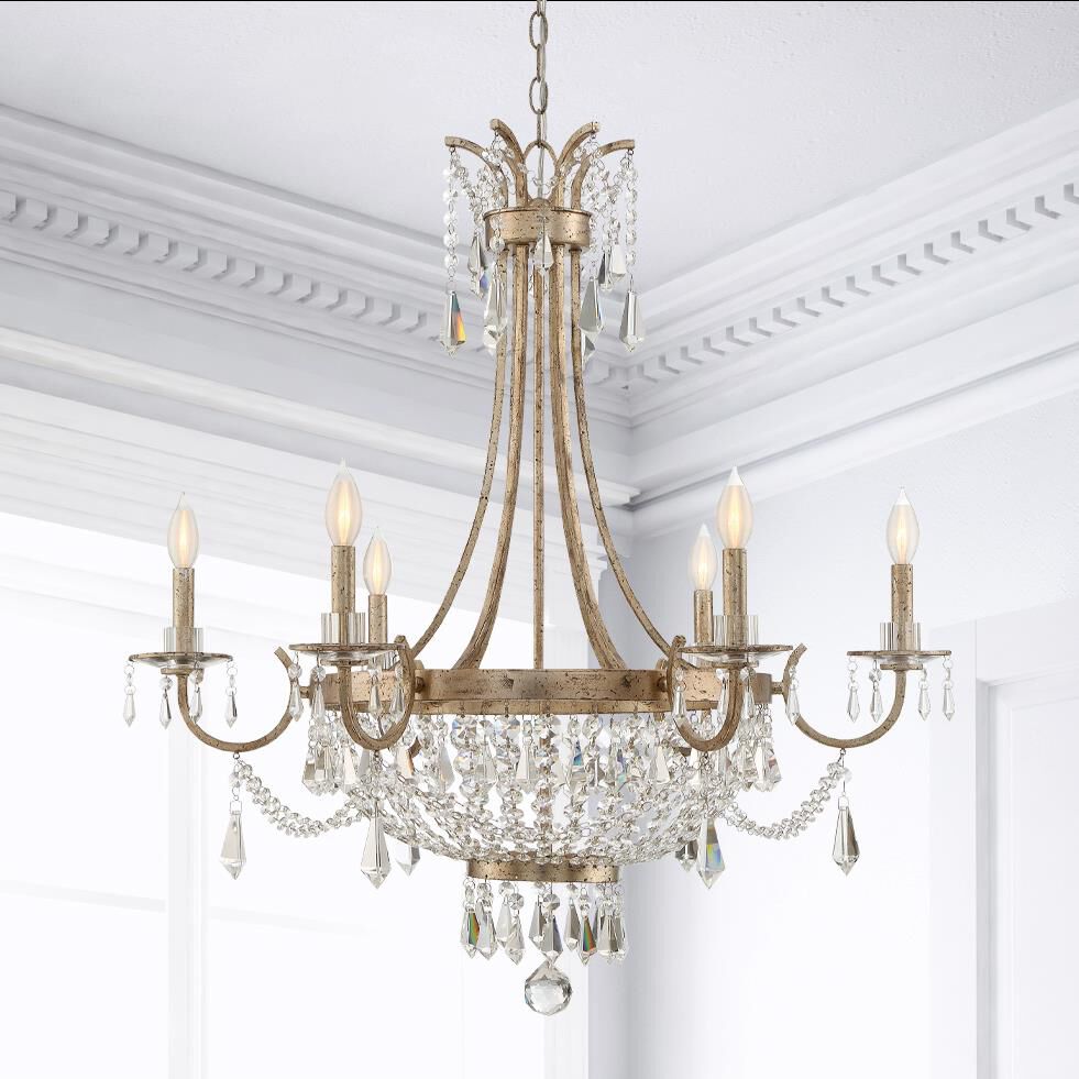 Brian Thomas Claiborne 33 Inch 6 Light Chandelier by Savoy House