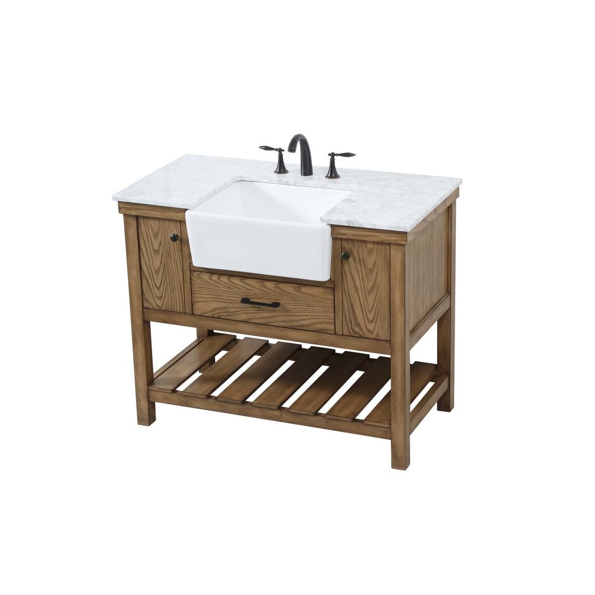 Shown in Green finish and Without Backsplash accent