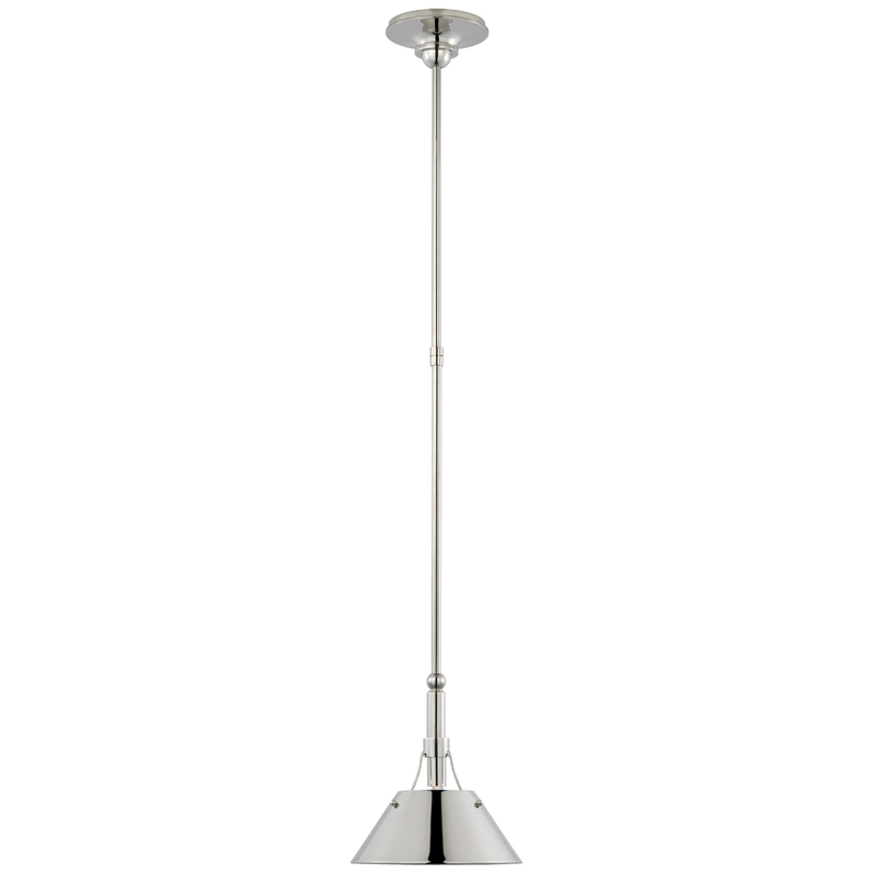 Visual Comfort Signature Collection Thomas O'Brien Turlington 8 Inch LED Mini Pendant