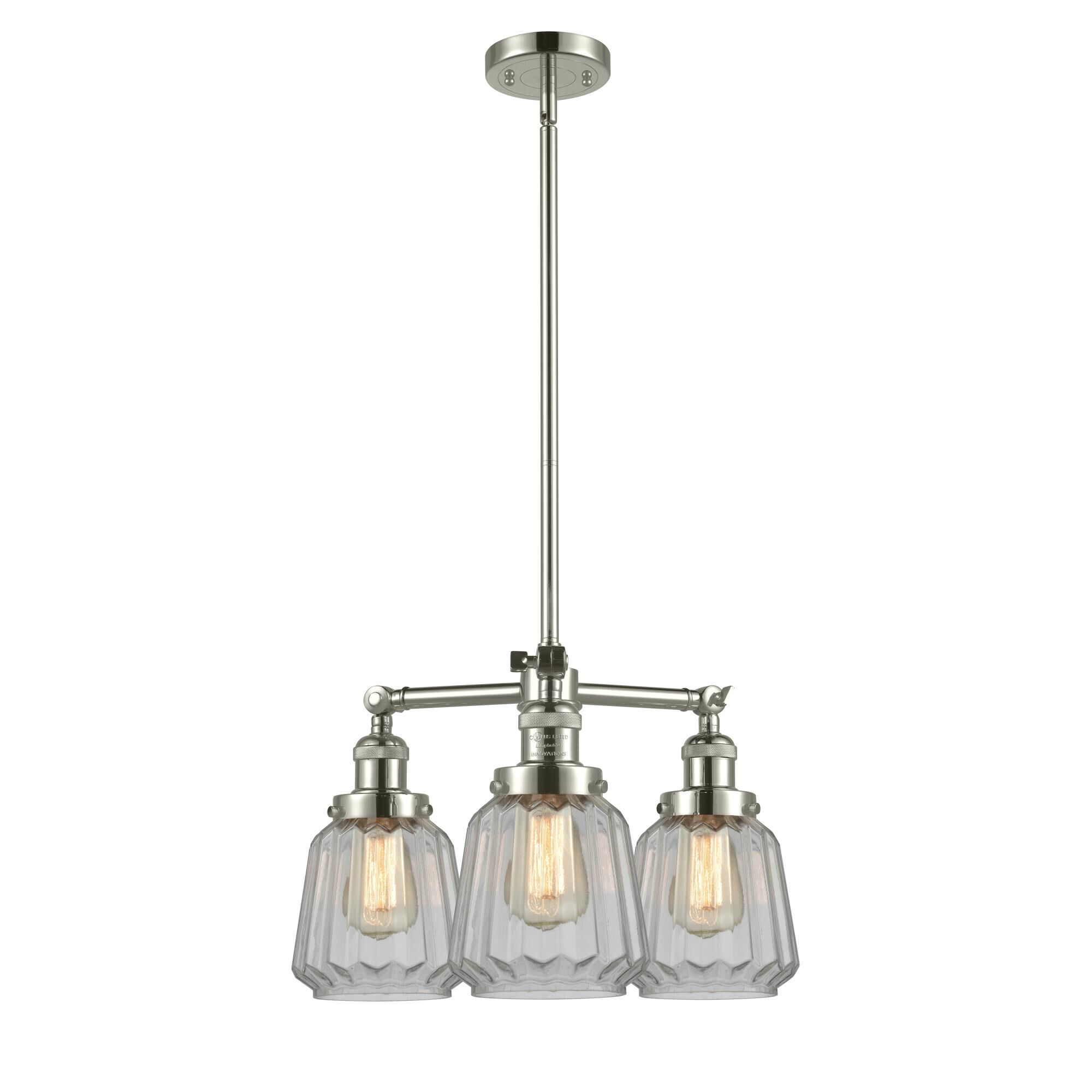 Bruno Marashlian Chatham 24 Inch 3 Light LED Chandelier by Innovations Lighting