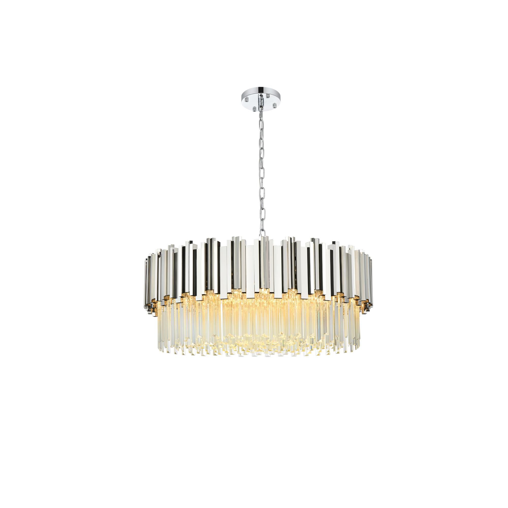 Willow 32 Inch Chandelier by Elegant Lighting