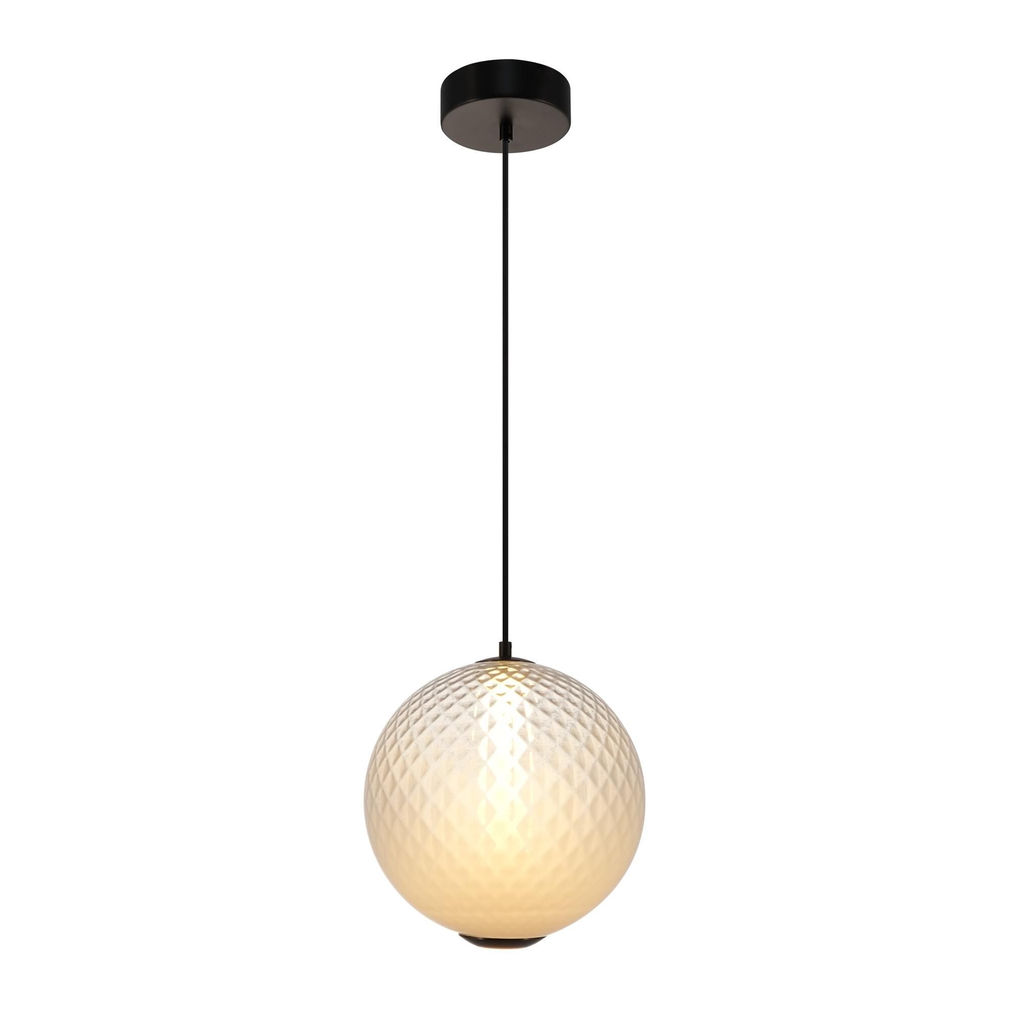 Shown in White finish and Diamond glass
