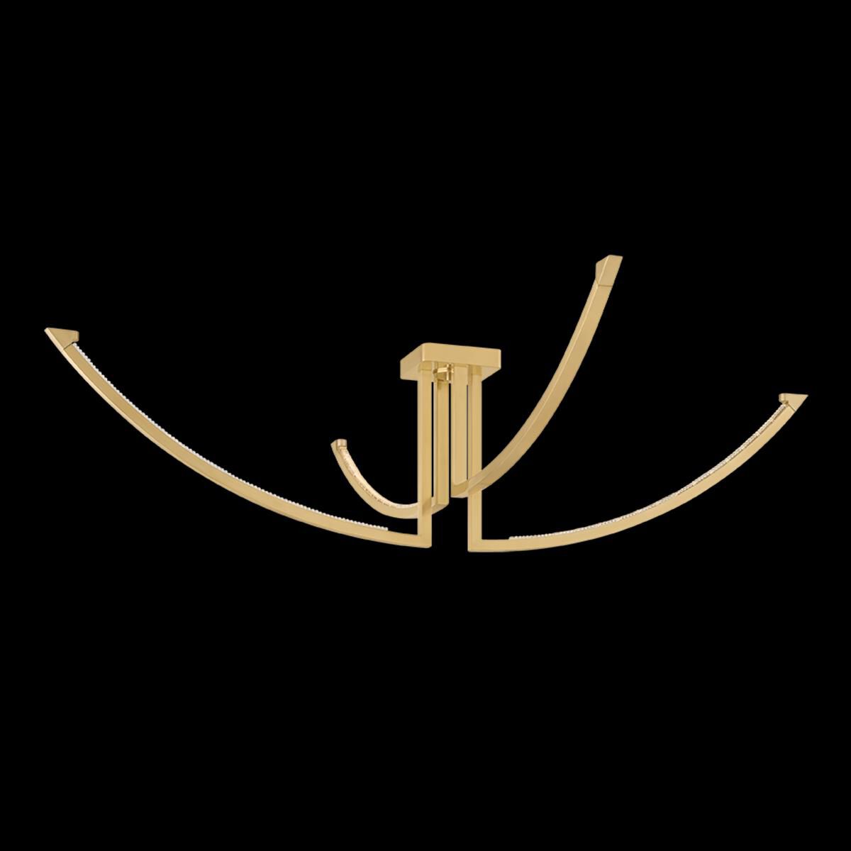 Frankfurt 60 Inch Semi Flush Mount by Corbett Lighting