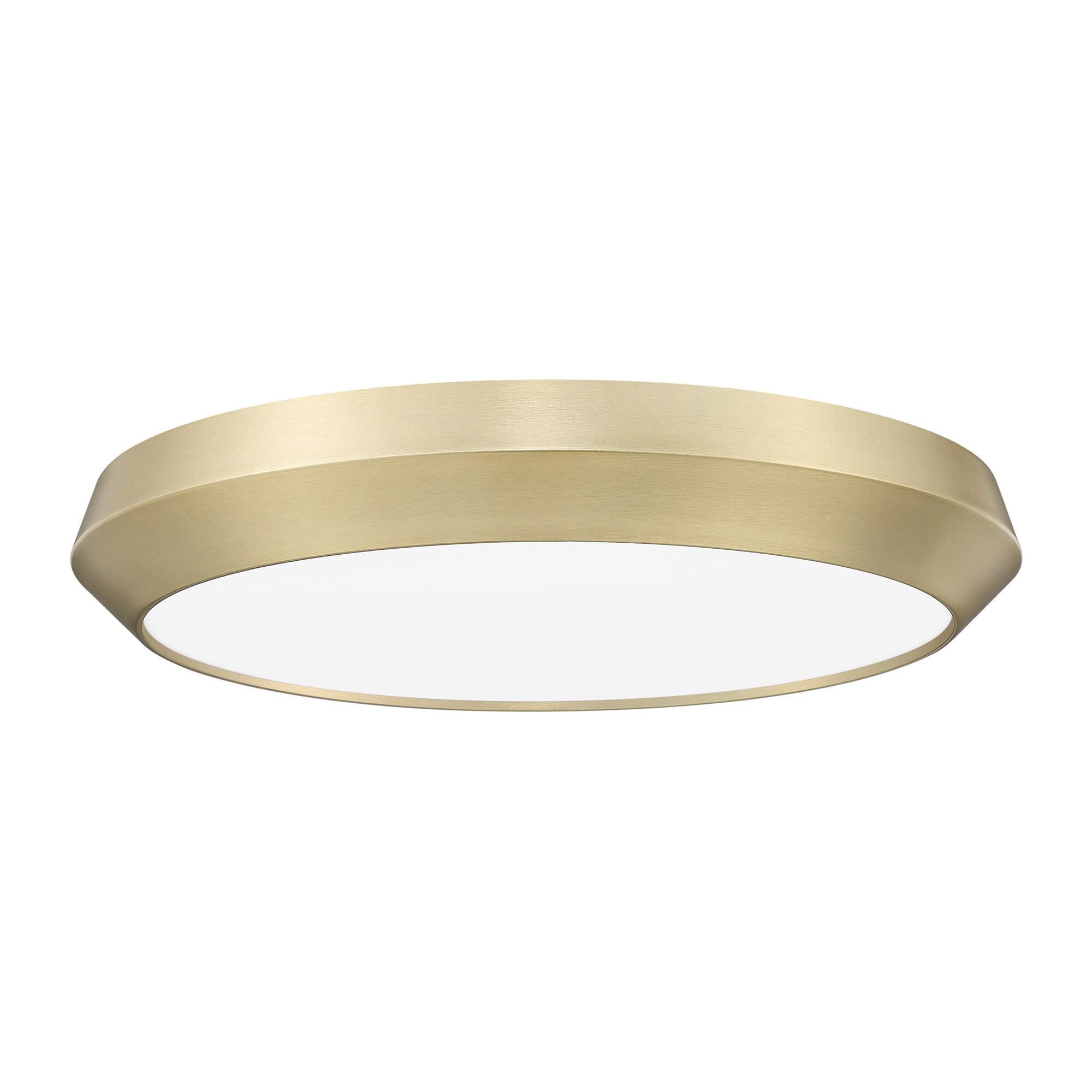 Shown in Modern Gold finish and White glass