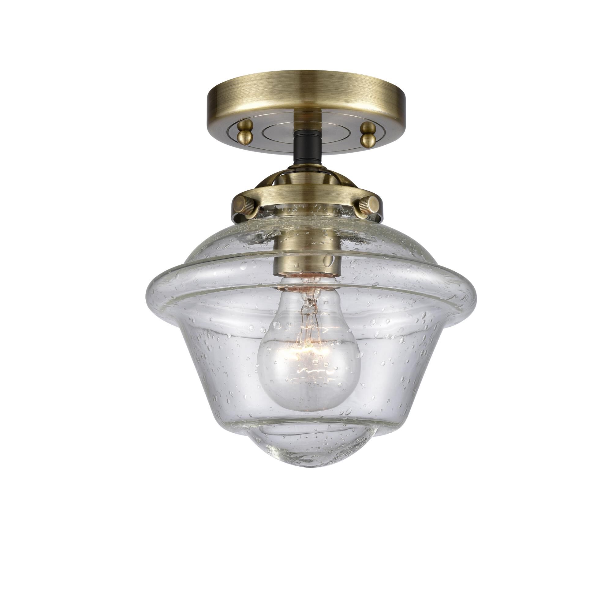 Bruno Marashlian Oxford 7 Inch 1 Light Semi Flush Mount by Innovations Lighting
