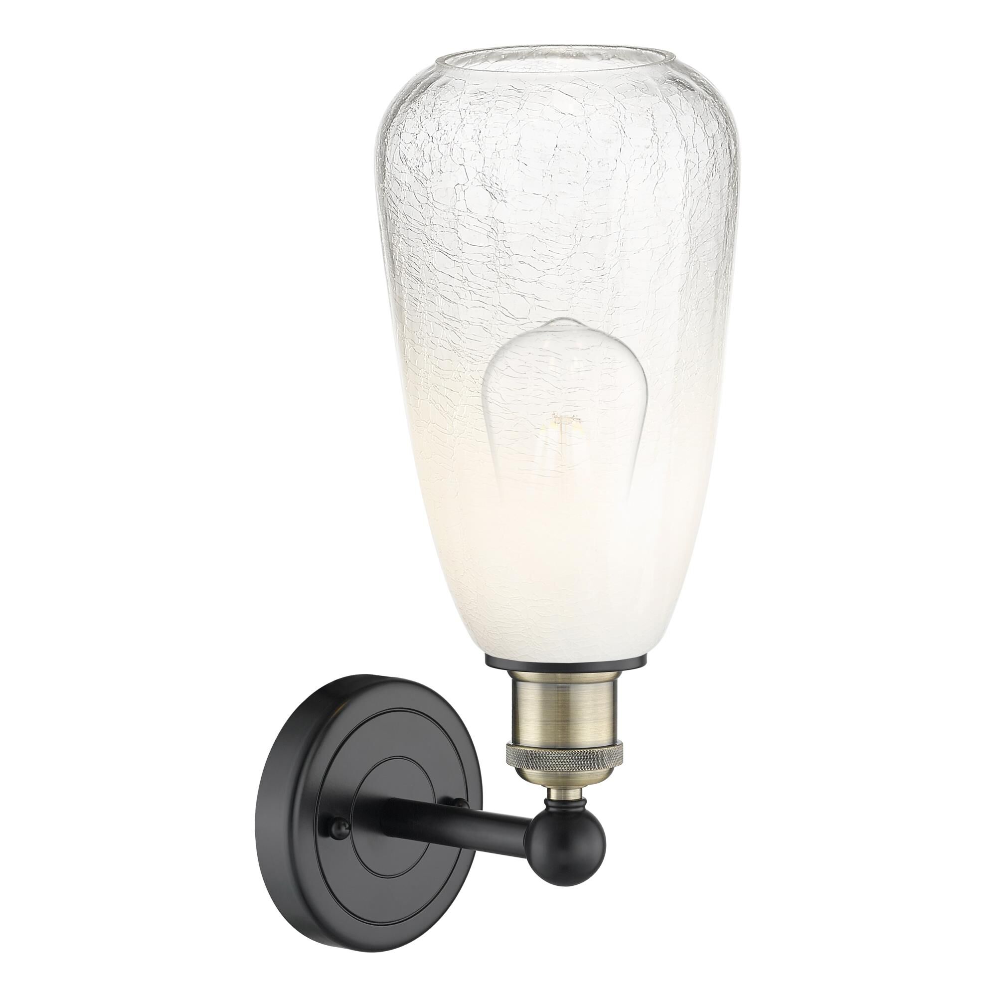 Shown in Black Antique Brass finish and Opal glass