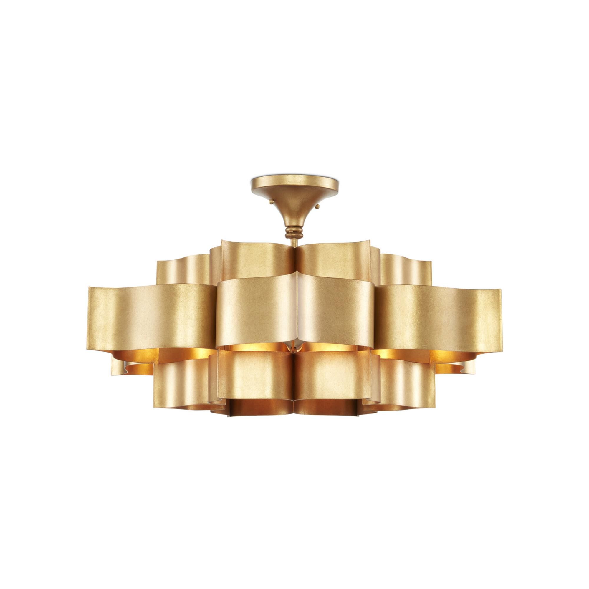 Grand Lotus 30 Inch Large Pendant,