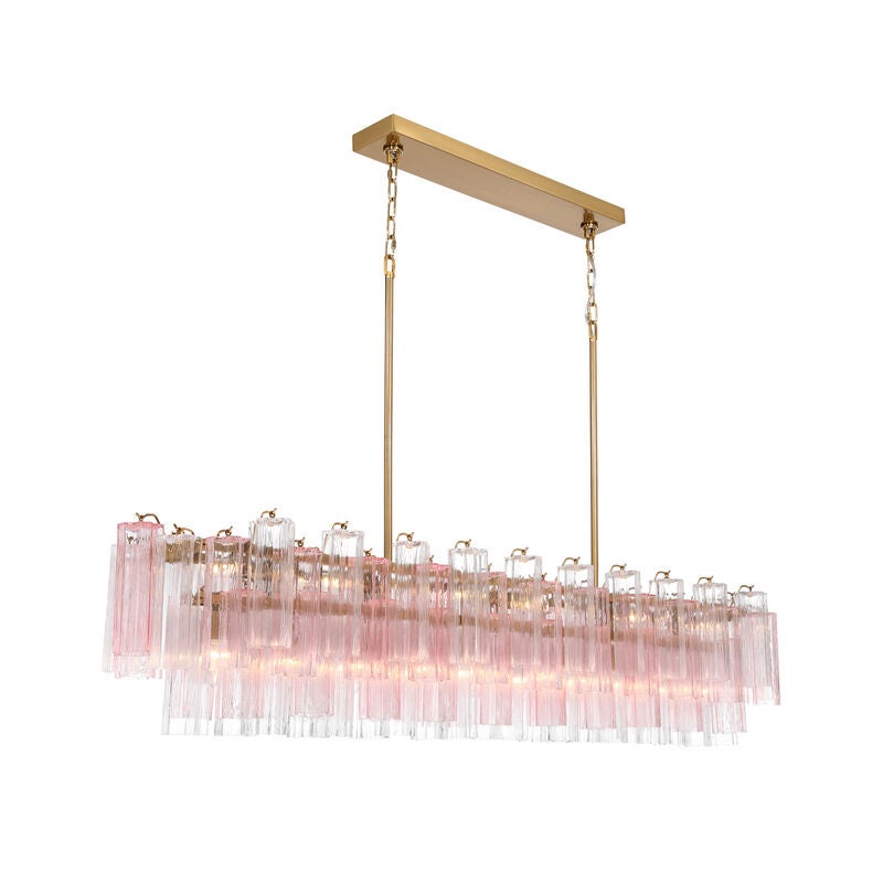 Addis Large Linear Chandelier by Crystorama