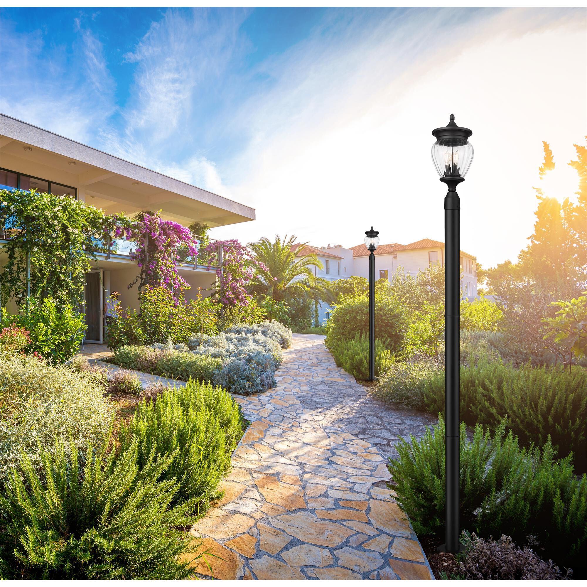 Davina 94 Inch Outdoor Post Lamp by Z Lite