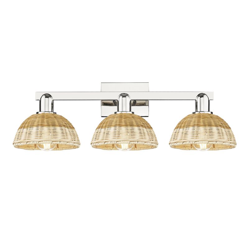 Bruno Marashlian Natural Ballston Dome 26 Inch Bath Vanity Light by Innovations Lighting