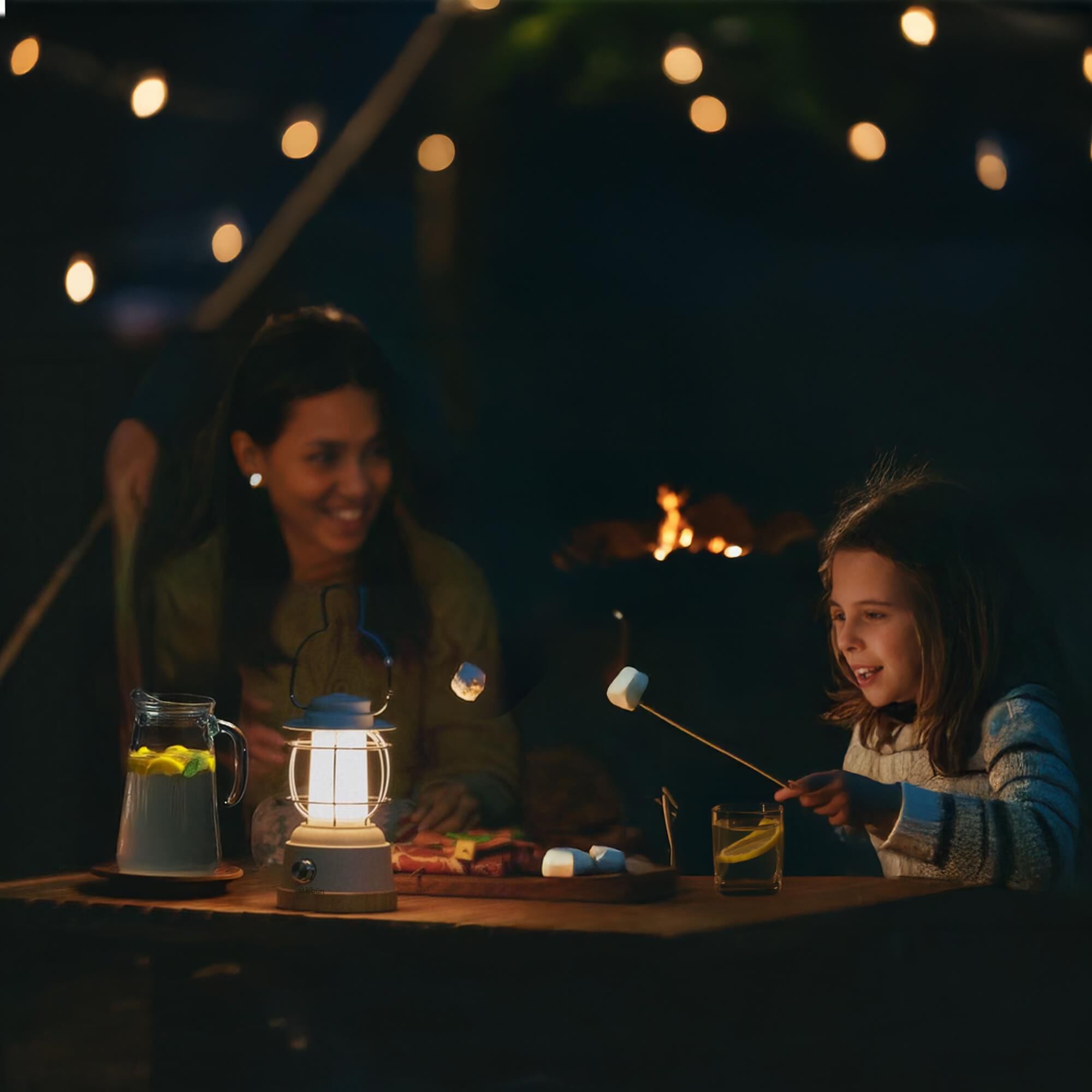 Kibun S'Mores 9 Inch Outdoor Table Lamp by Bulbrite