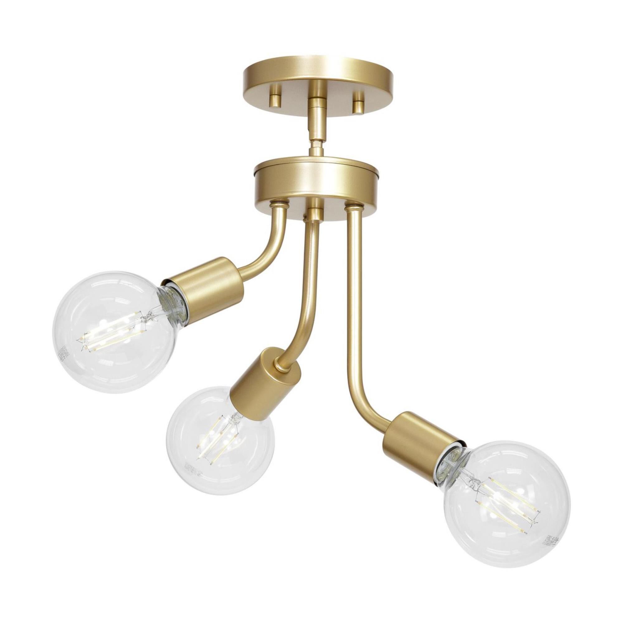 Zag 10 Inch 3 Light Mini Chandelier by Progress Lighting