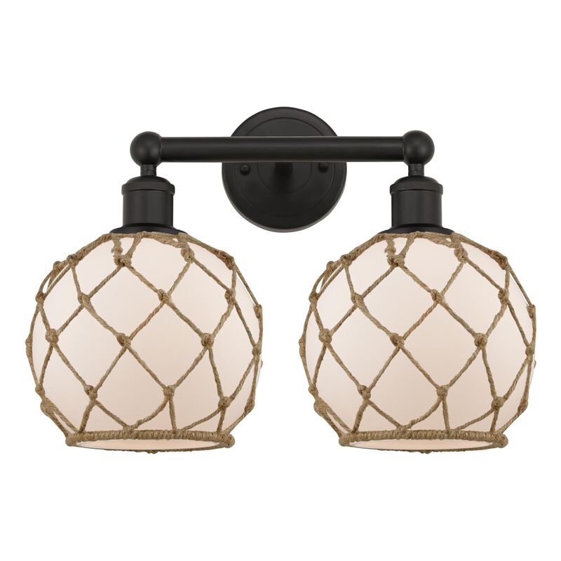 Bruno Marashlian Farmhouse Rope 17 Inch Bath Vanity Light by Innovations Lighting