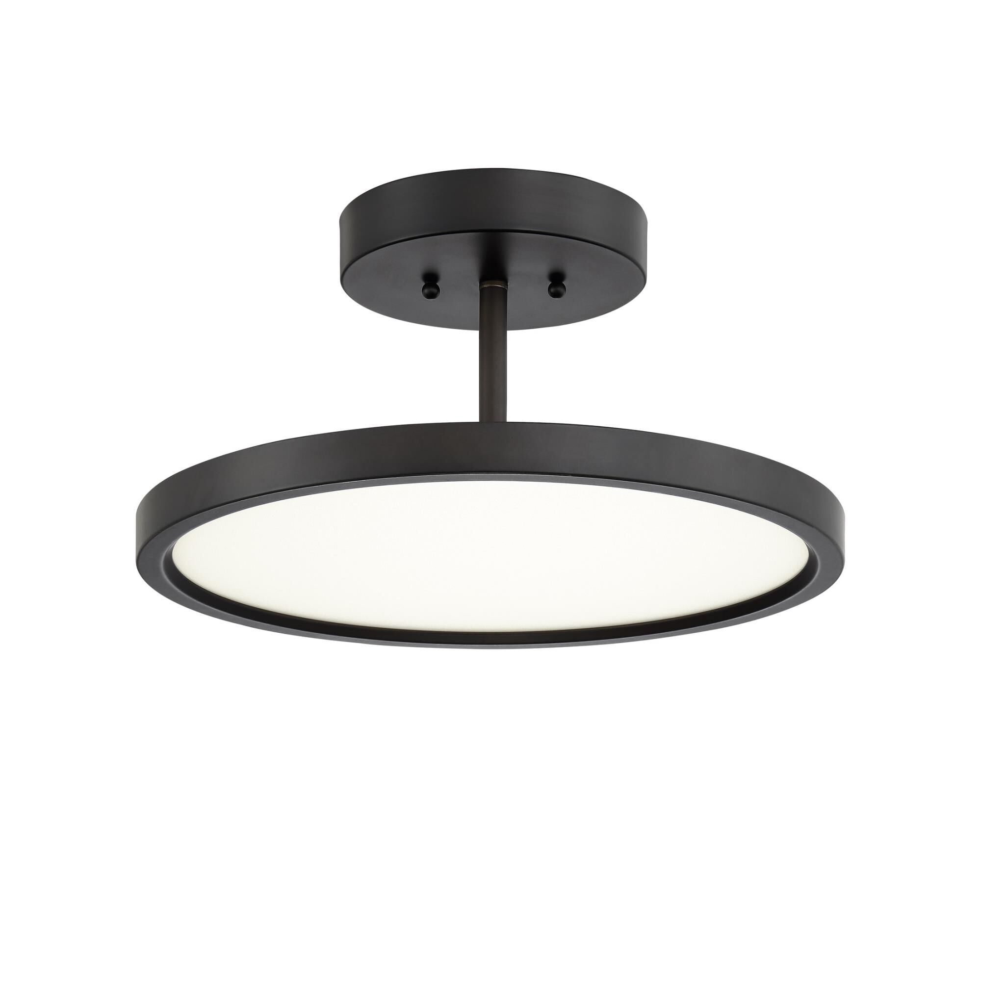 Beltway 15 Inch 1 Light LED Semi Flush Mount by Quoizel