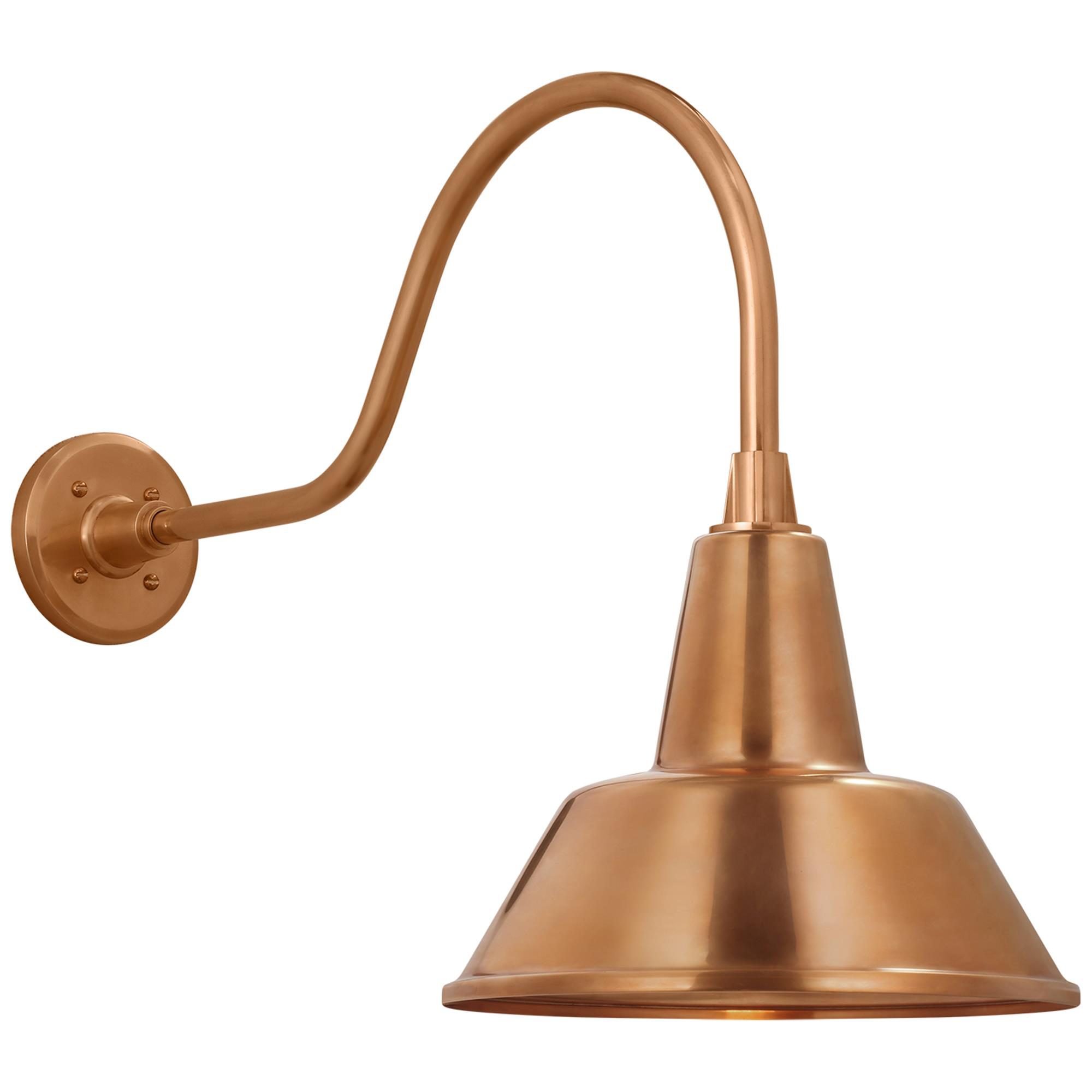 Shown in Soft Copper finish and Copper shade