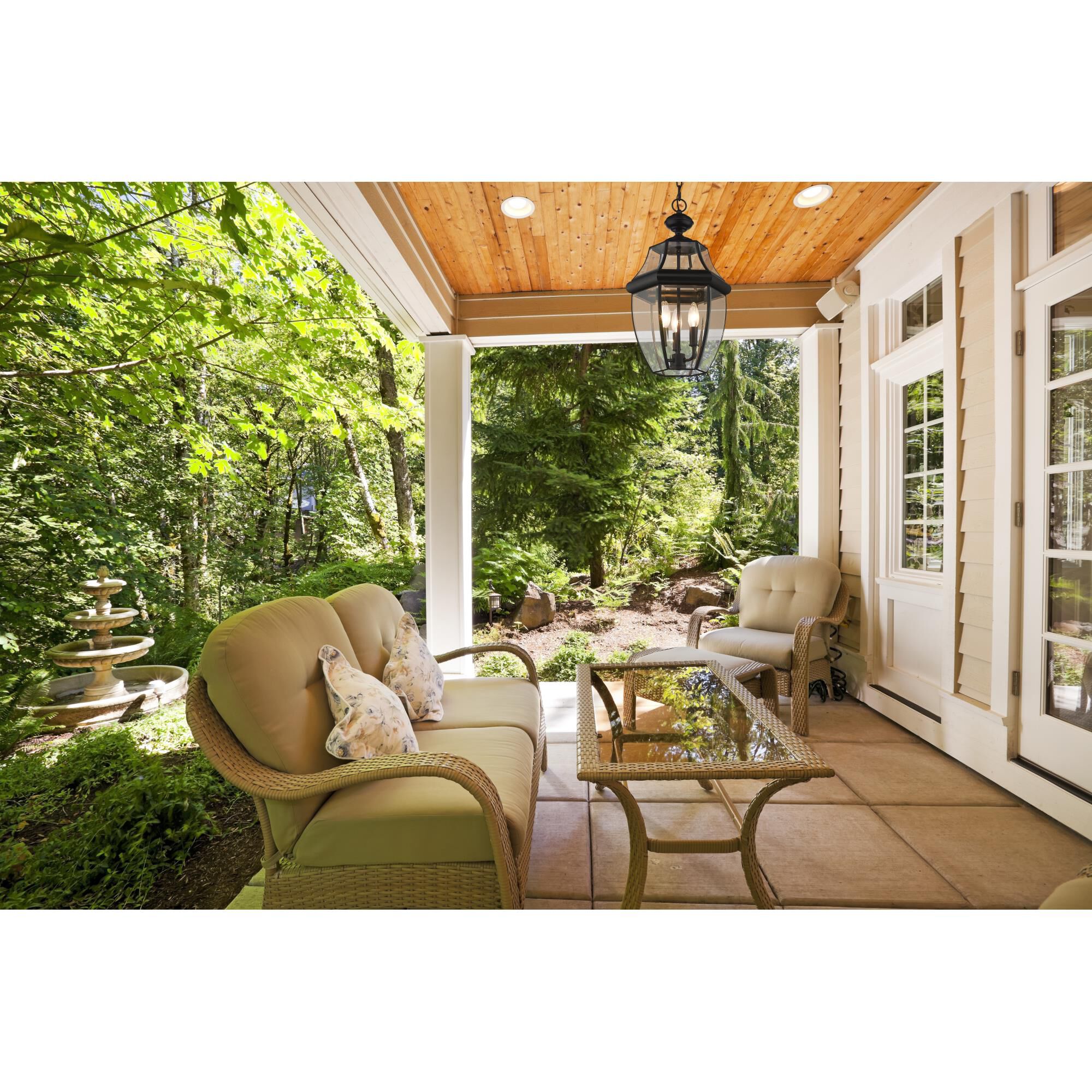 Westover 20 Inch Tall 3 Light Outdoor Hanging Lantern by Z-Lite