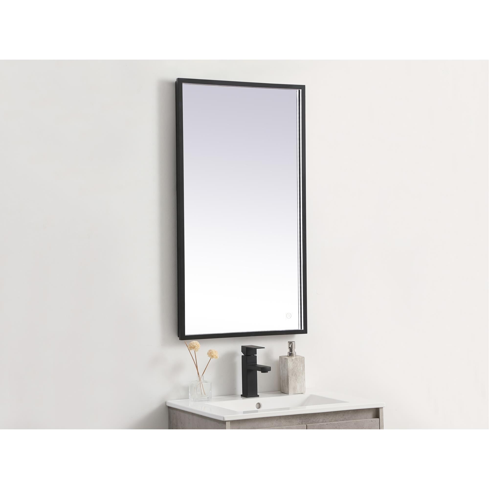 Pier LED Lighted Mirror by Elegant Decor