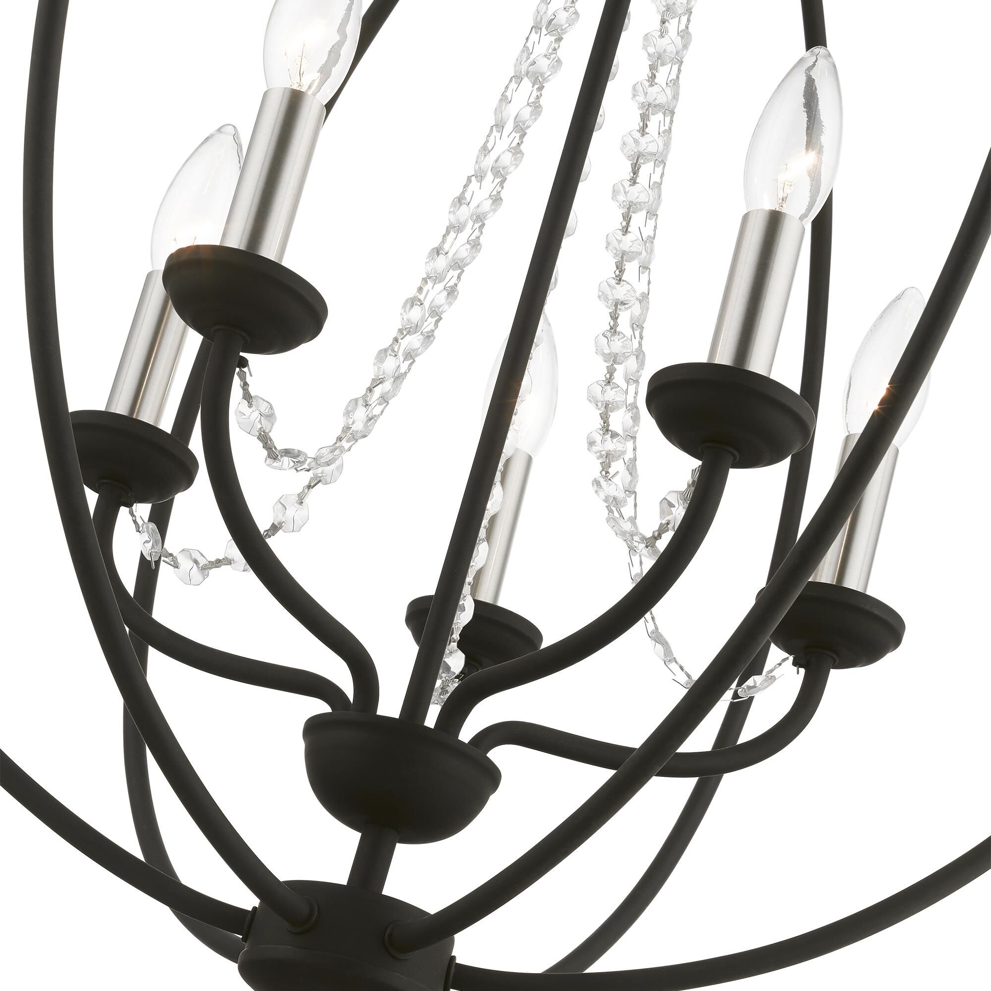 Arabella 23 Inch 5 Light Chandelier by Livex Lighting