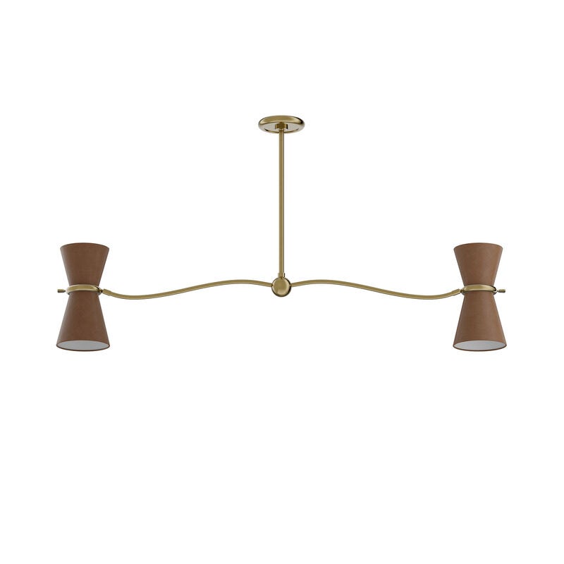 Gable Medium Linear Chandelier by Regina Andrew