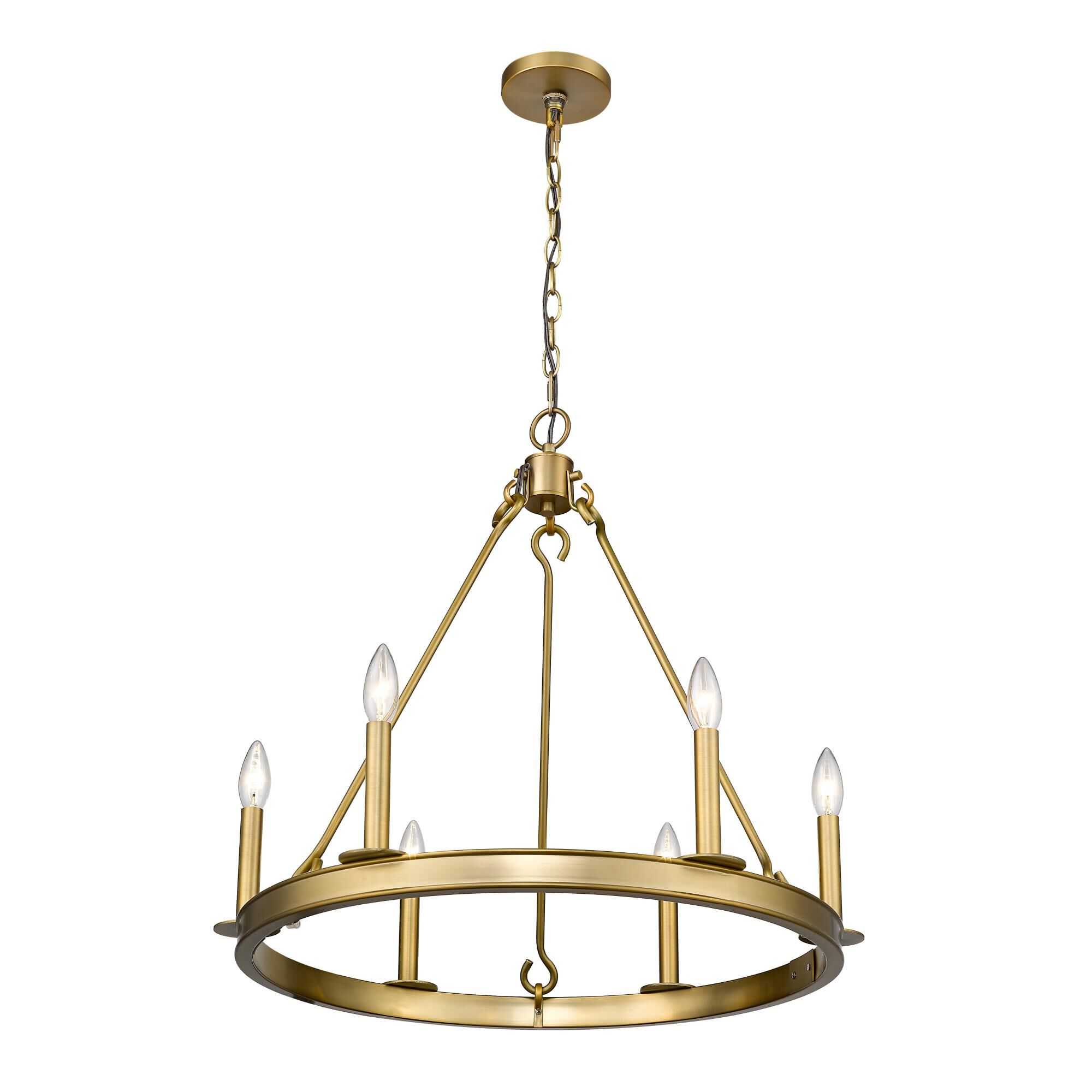 Barclay 25 Inch 6 Light Chandelier by Z-Lite
