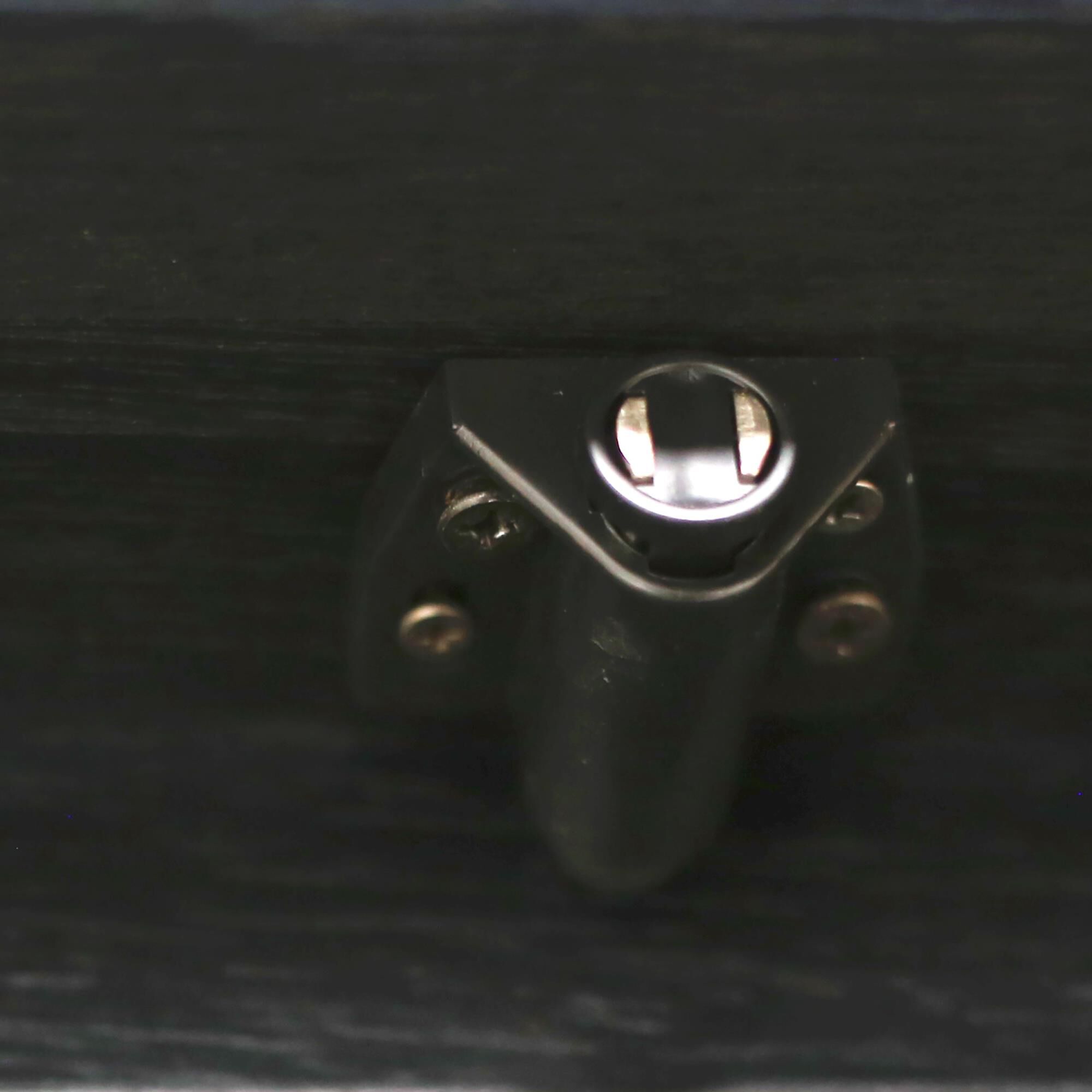 Shown in Checkmate Black finish