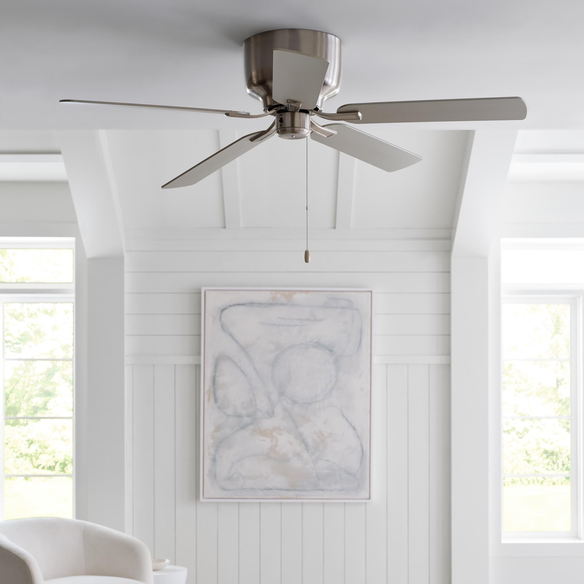 Linden Hugger 52 Inch Flush Mount Fan by Generation Lighting
