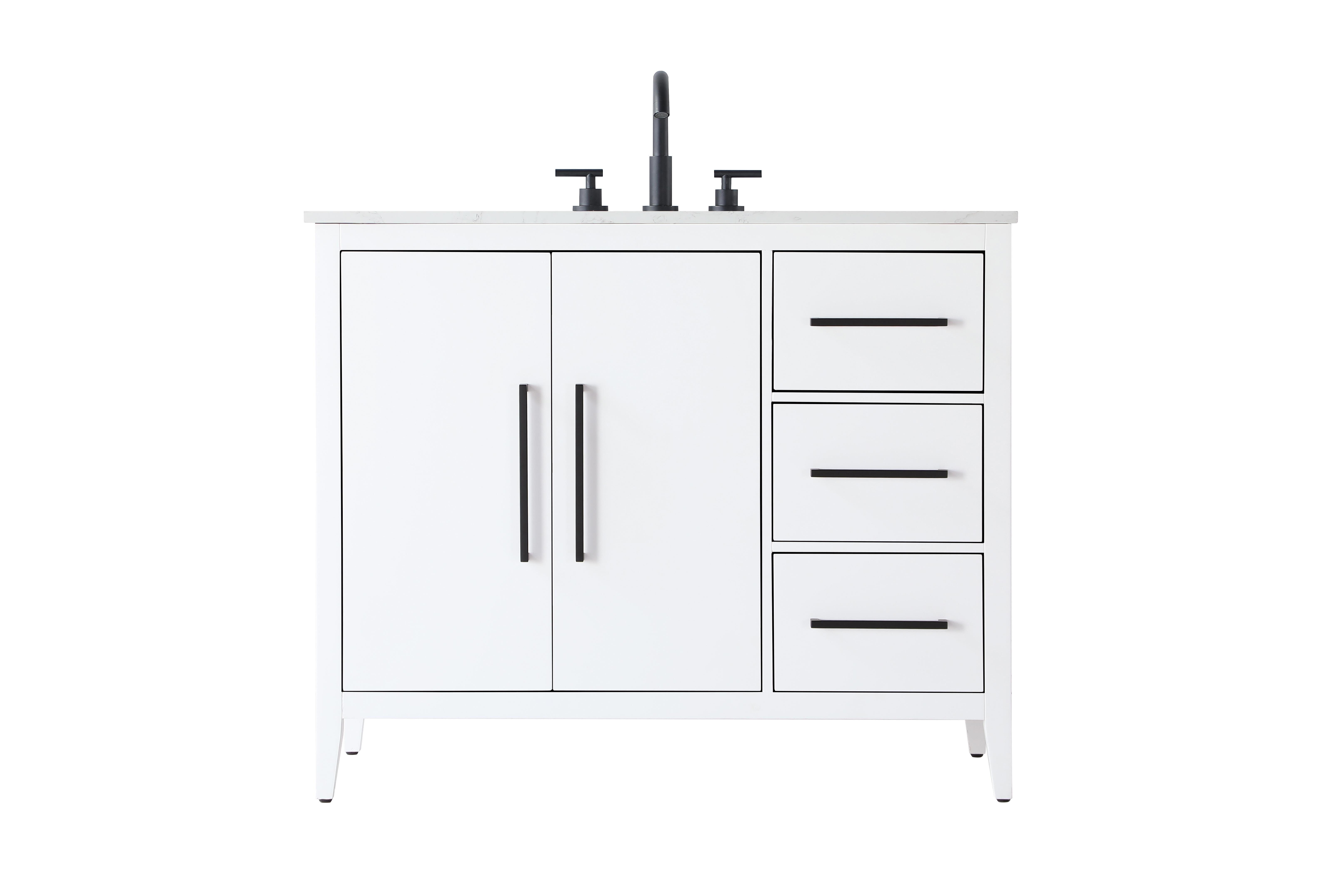 Millie 42 Inch Bath Vanity by Elegant Dcor
