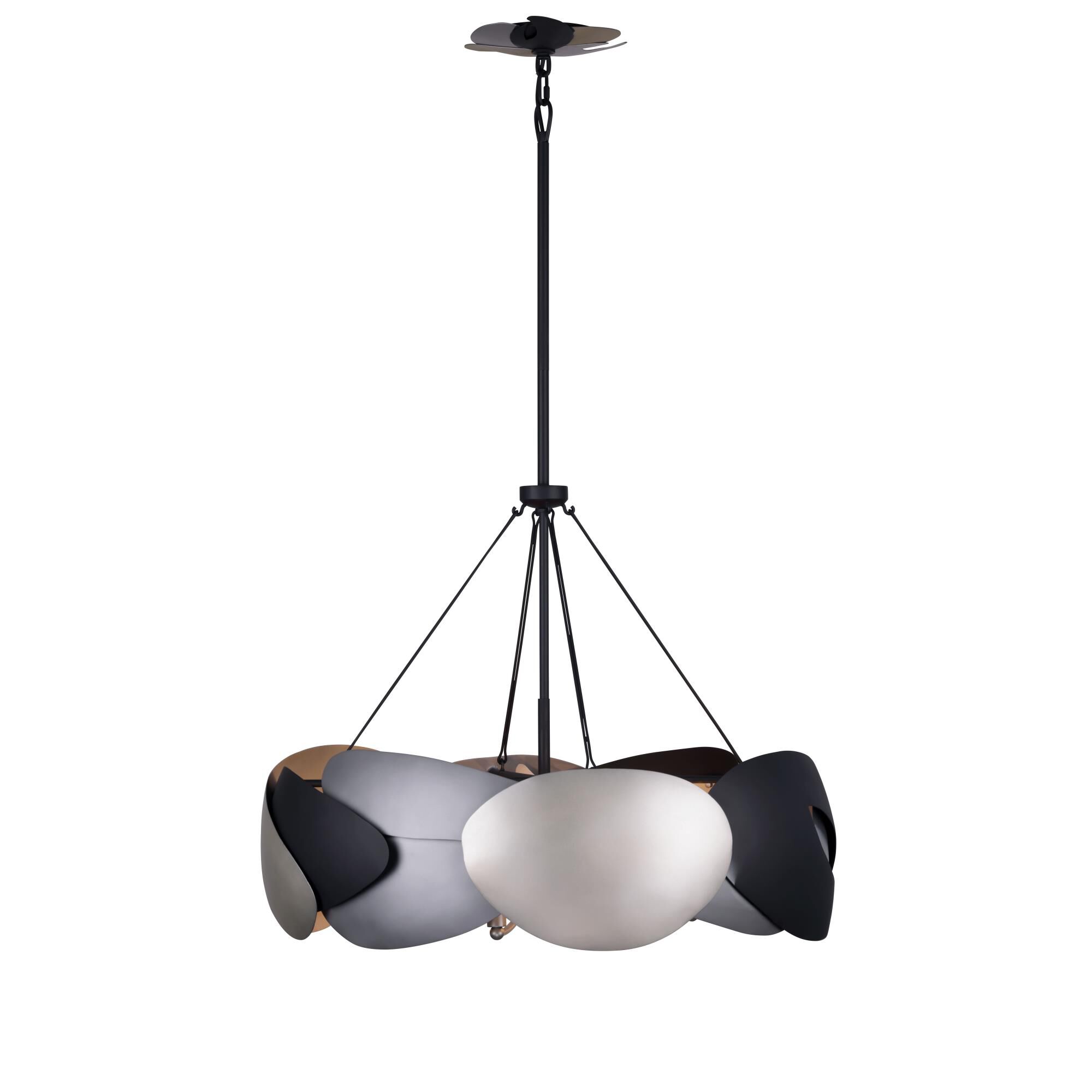 Metalo Misto Chandelier by Kovacs
