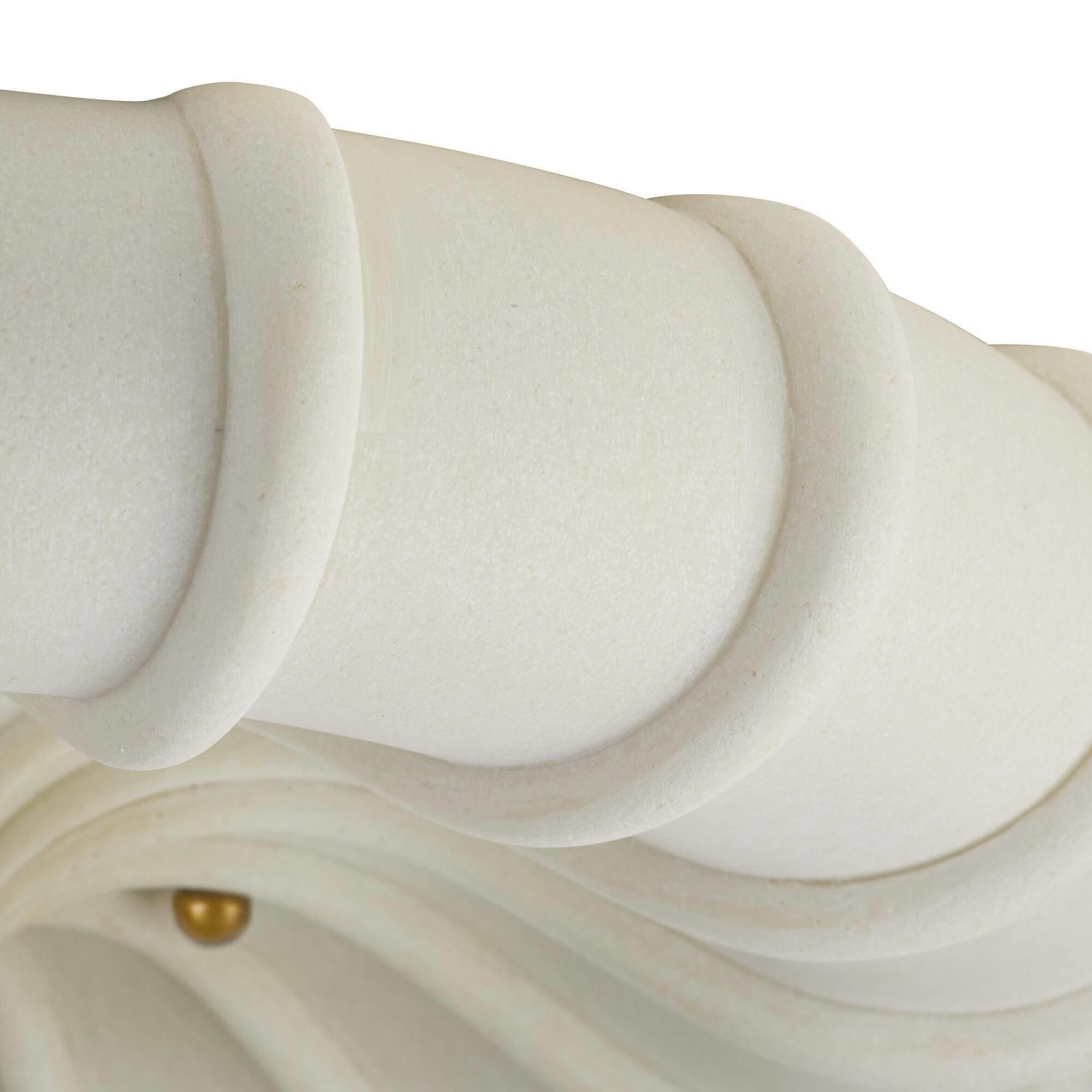 Shown in Ivory and Antique Brass finish