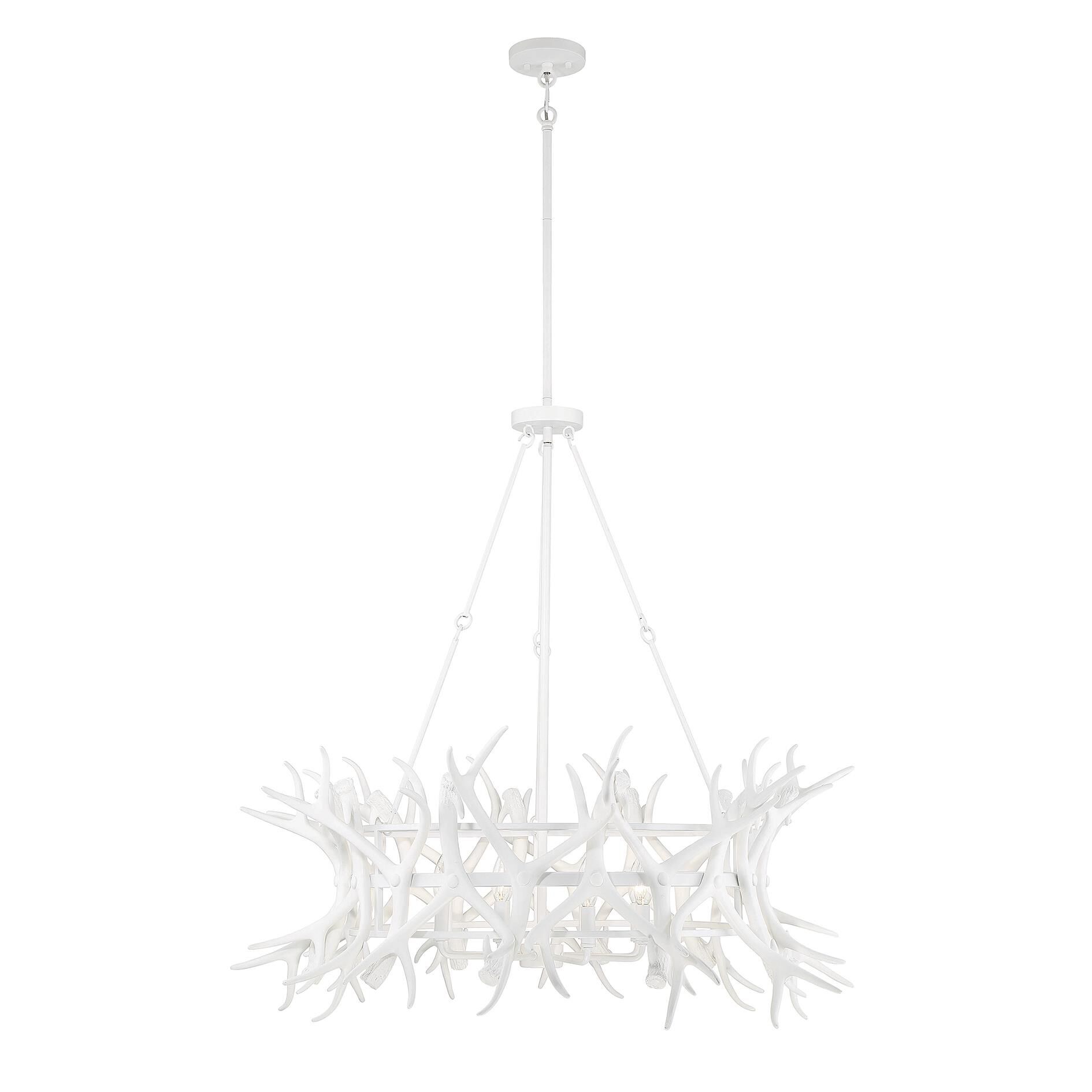 Daniels 40 Inch 8 Light Chandelier by Savoy House