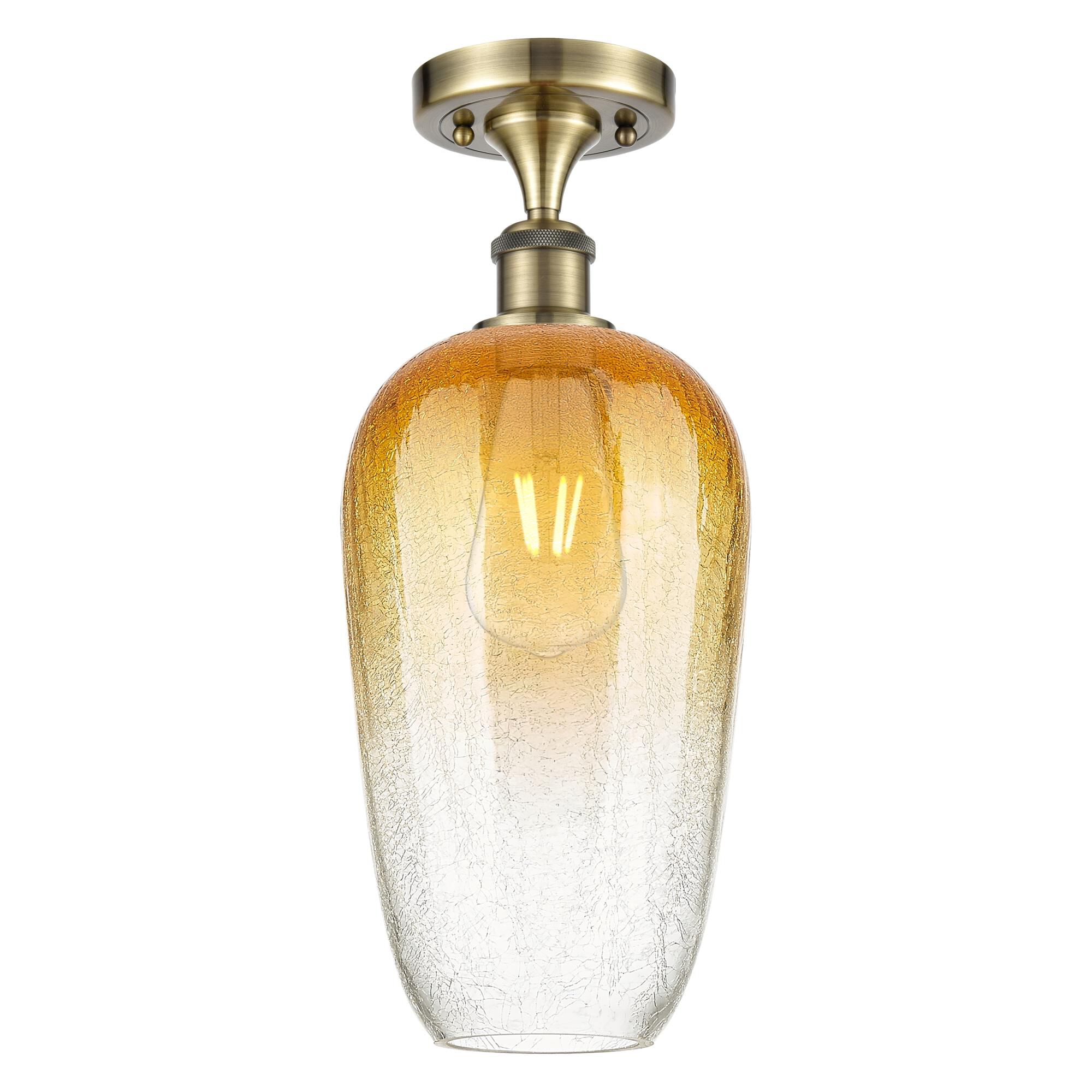 Bruno Marashlian Brookhaven Flute 7 Inch Semi Flush Mount by Innovations Lighting