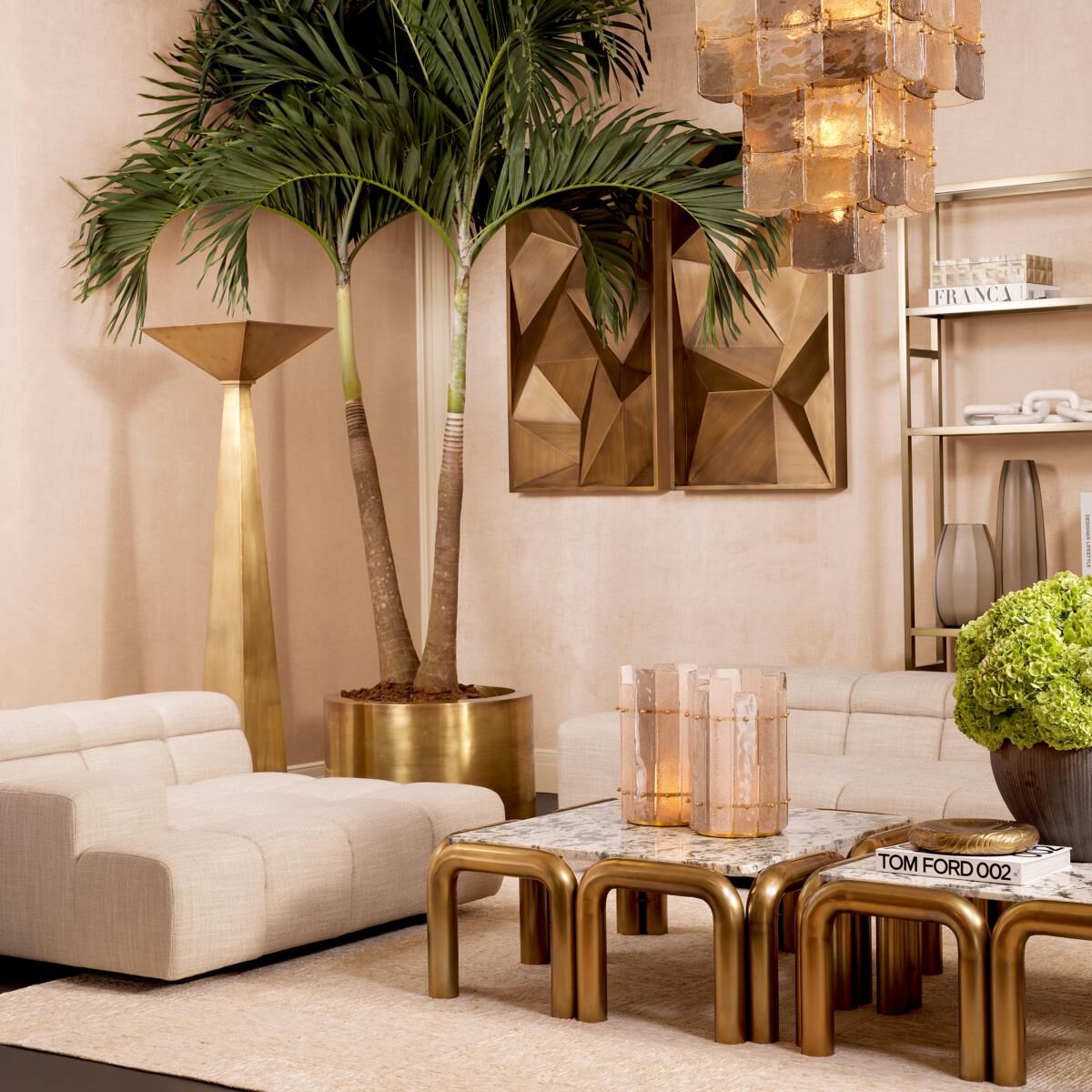 Hunter Love Seat by Eichholtz