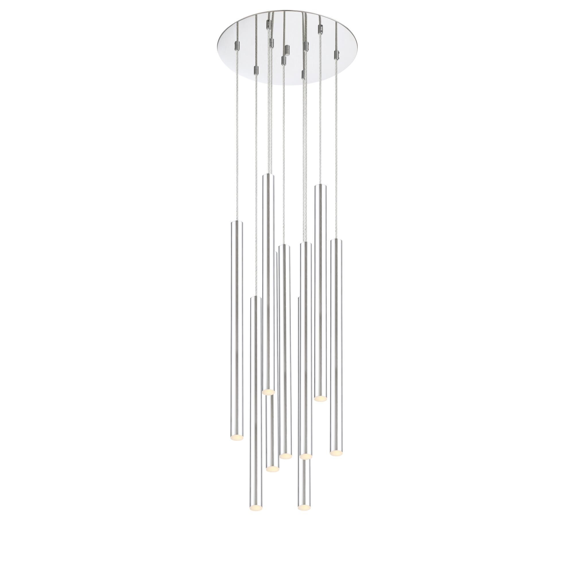 Forest 16 Inch 9 Light LED Multi Light Pendant by Z-Lite