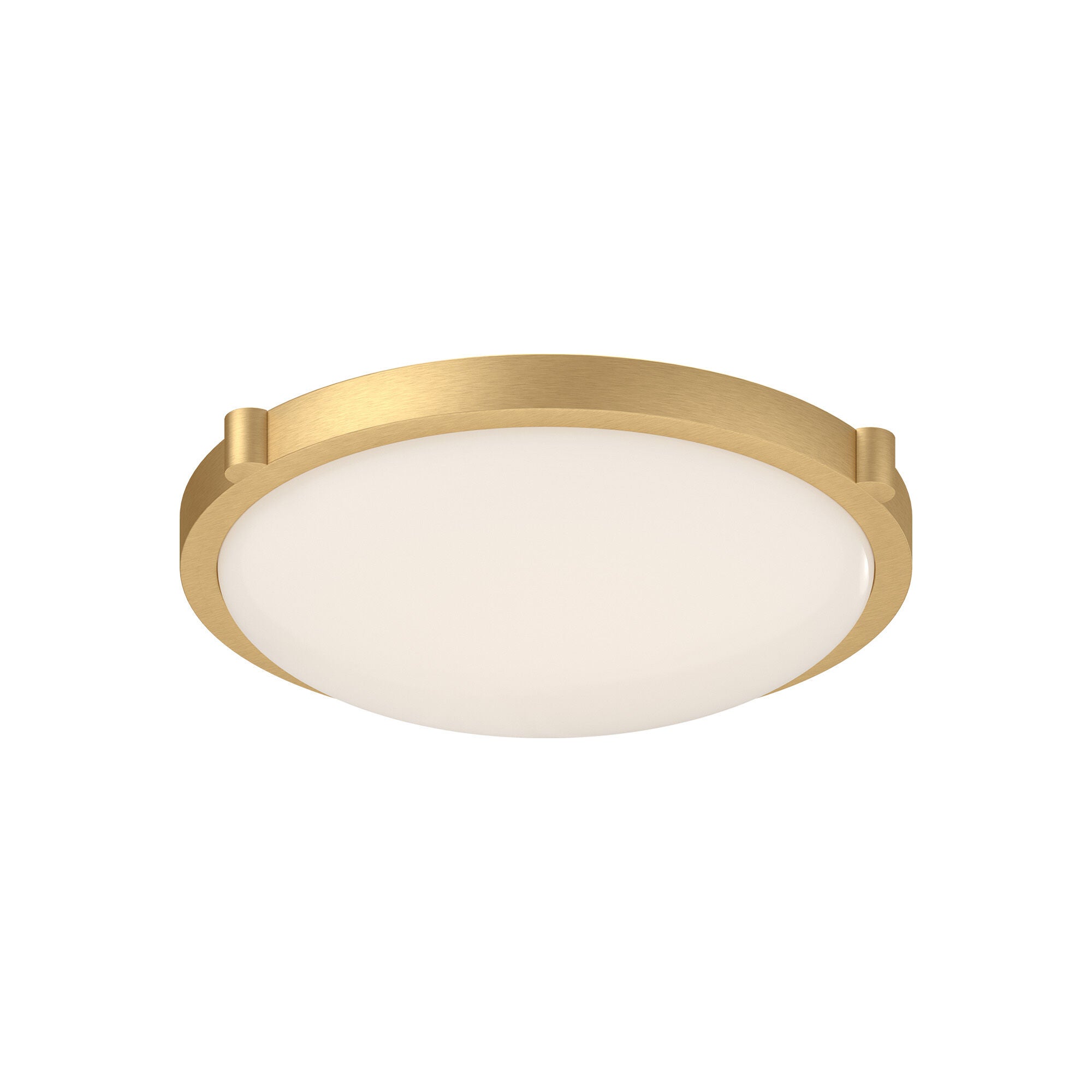 Shown in Brushed Gold finish and Opal glass