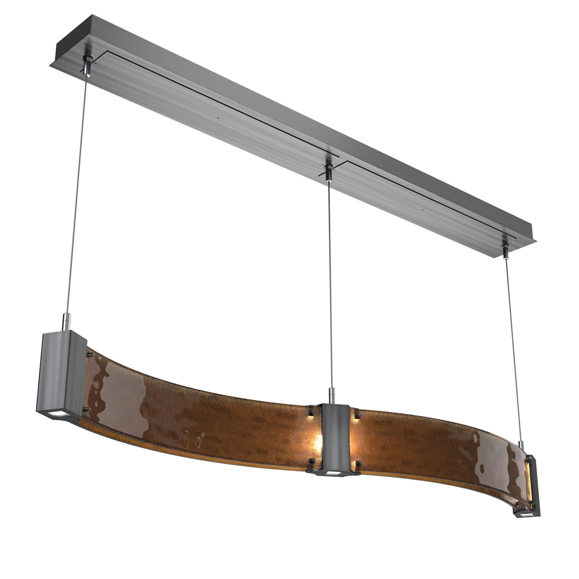 Shown in Gunmetal finish and Bronze Granite glass