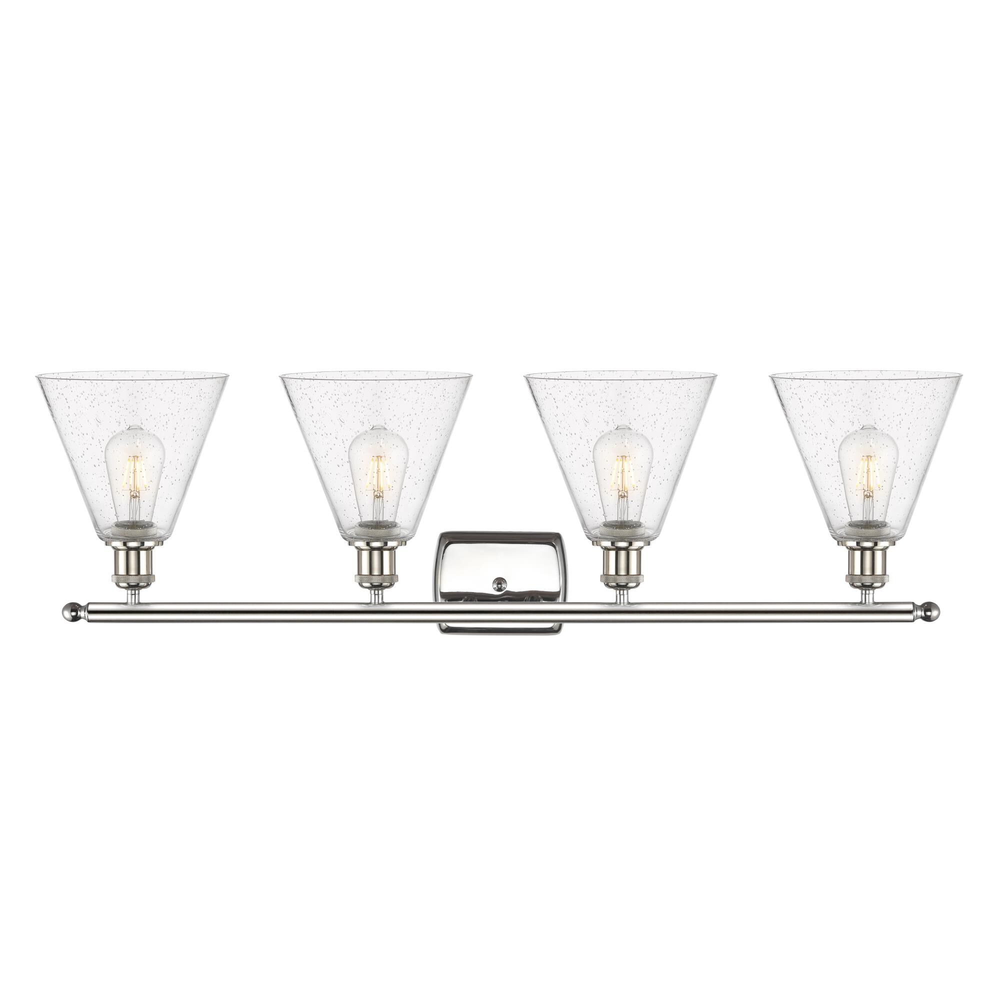 Bruno Marashlian Ballston Cone 38 Inch 4 Light Bath Vanity Light by Innovations Lighting