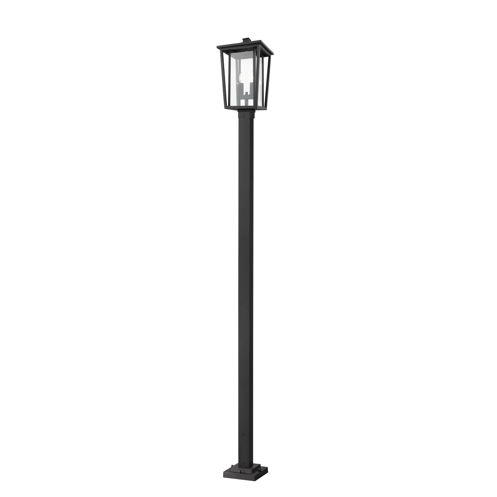 Seoul 113 Inch Tall 2 Light Outdoor Post Lamp by Z-Lite