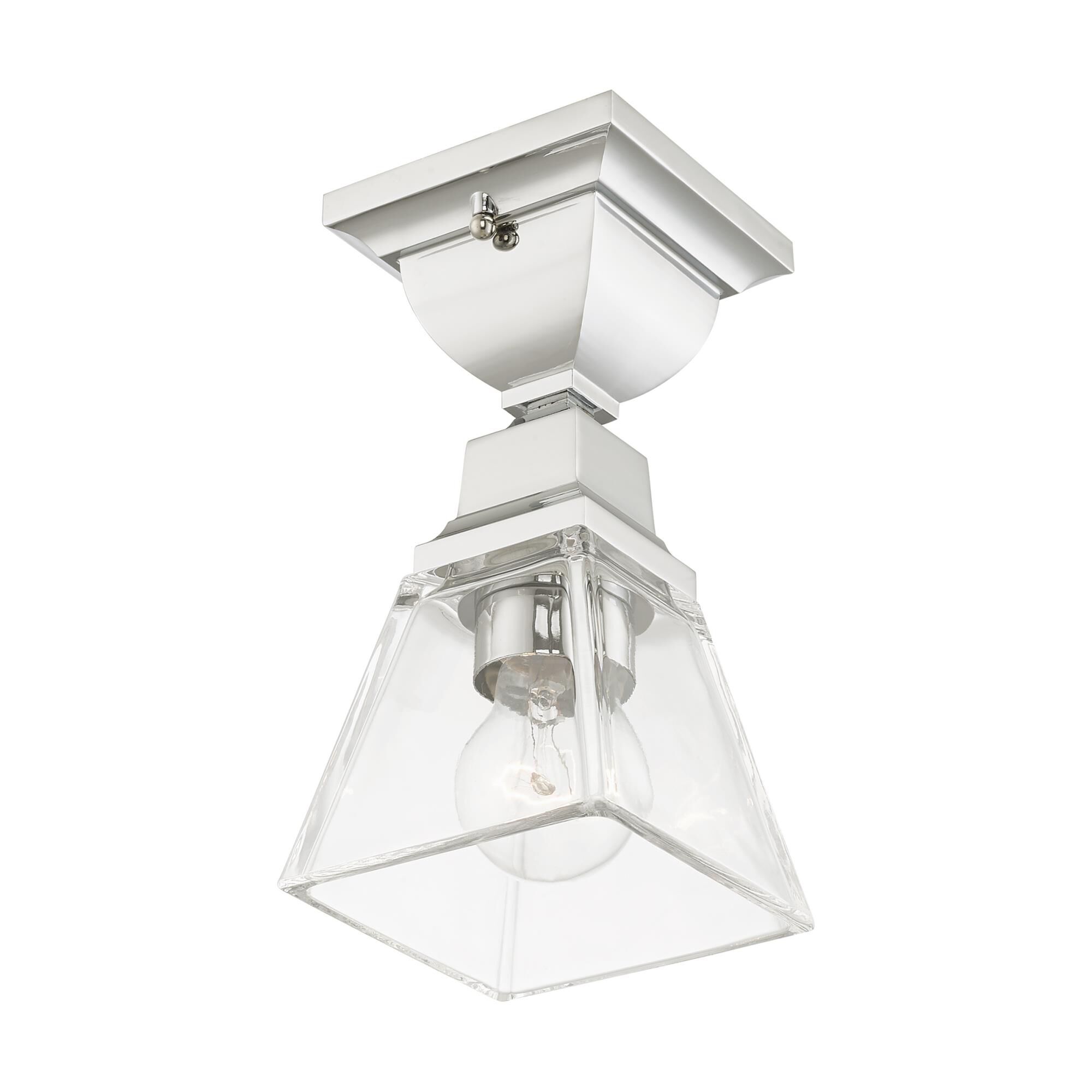 Mission 5 Inch 1 Light Flush Mount by Livex Lighting