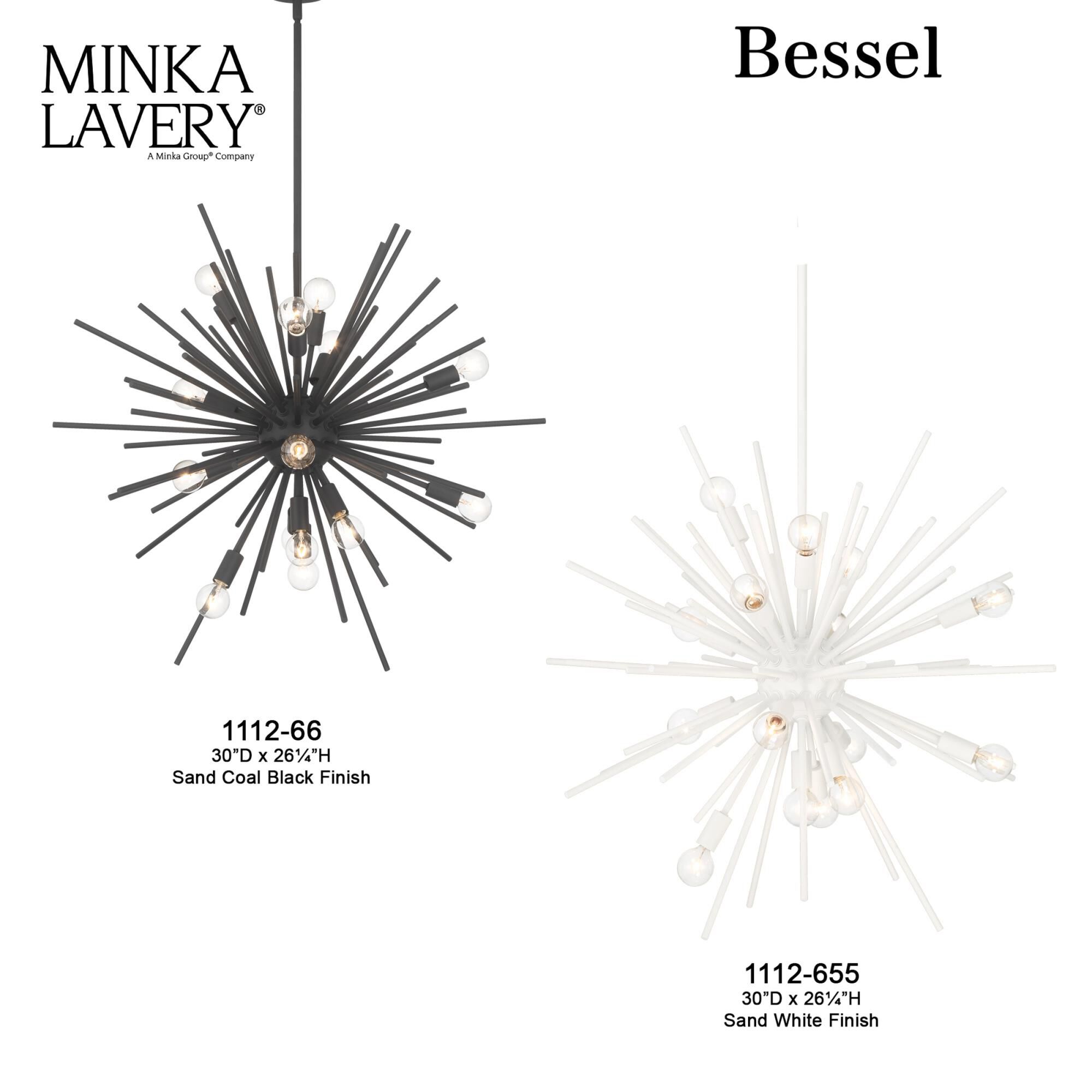 Bessel 30 Inch Large Pendant by Minka Lavery