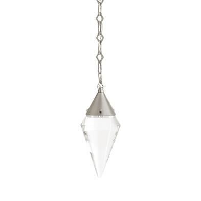 Shown in Vintage Silver finish and Clear glass