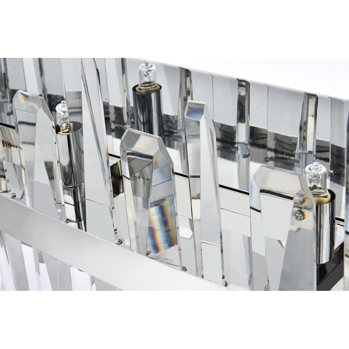 Shown in Chrome finish and Royal Cut crystal