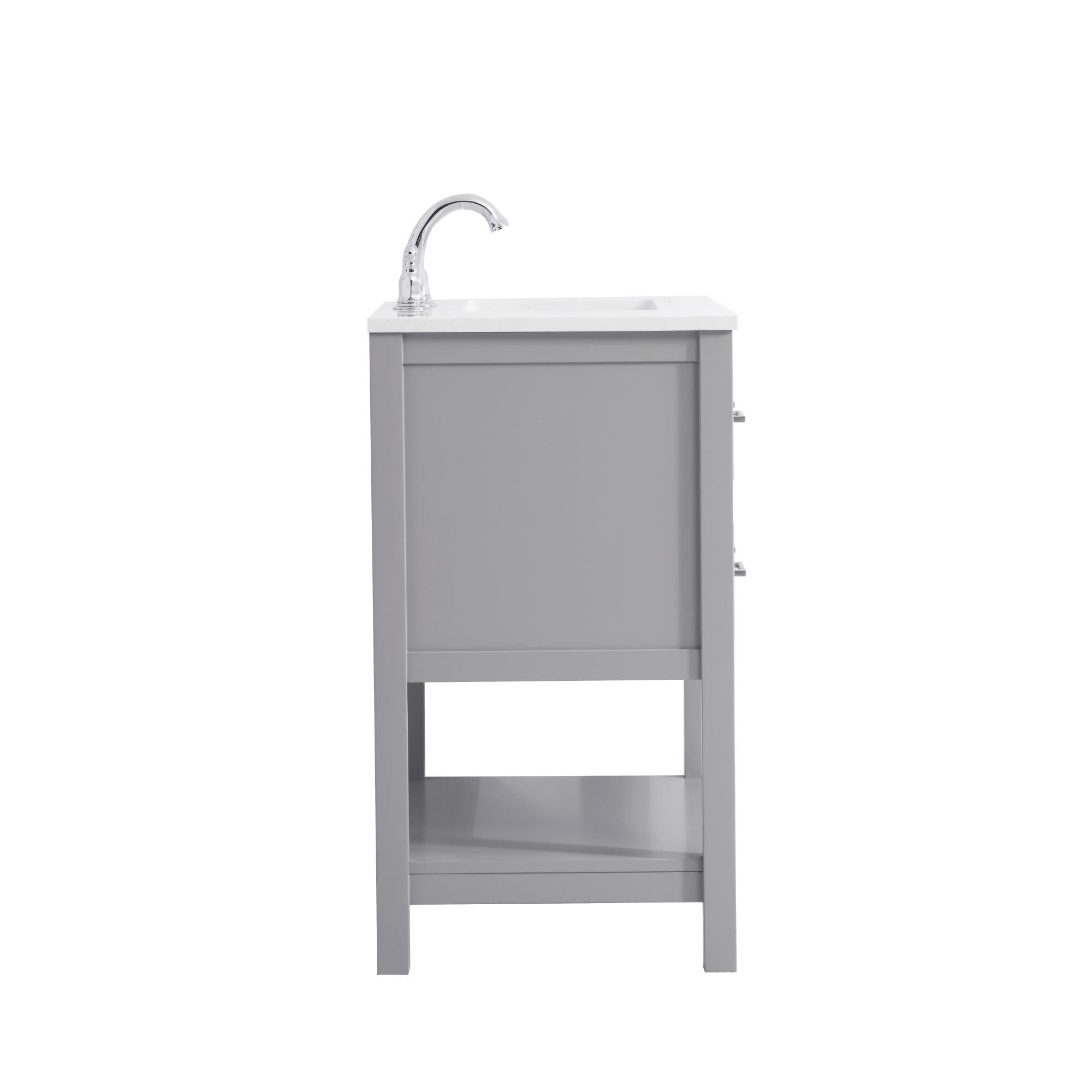 Shown in Grey finish