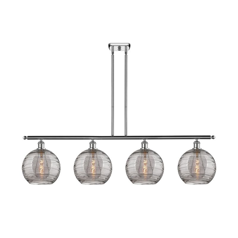 Bruno Marashlian Athens Deco Swirl 48 Inch Linear Suspension Light by Innovations Lighting