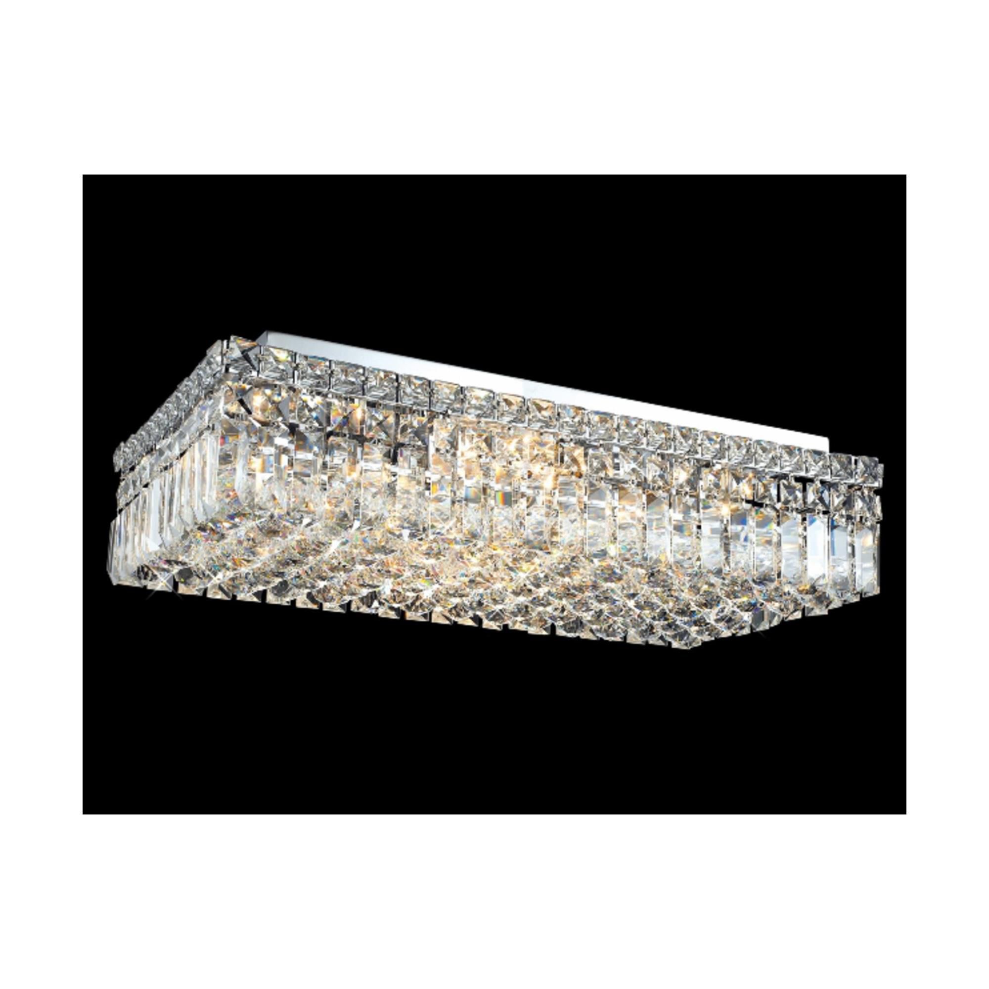 Maxim 24 Inch 6 Light Flush Mount by Elegant Lighting