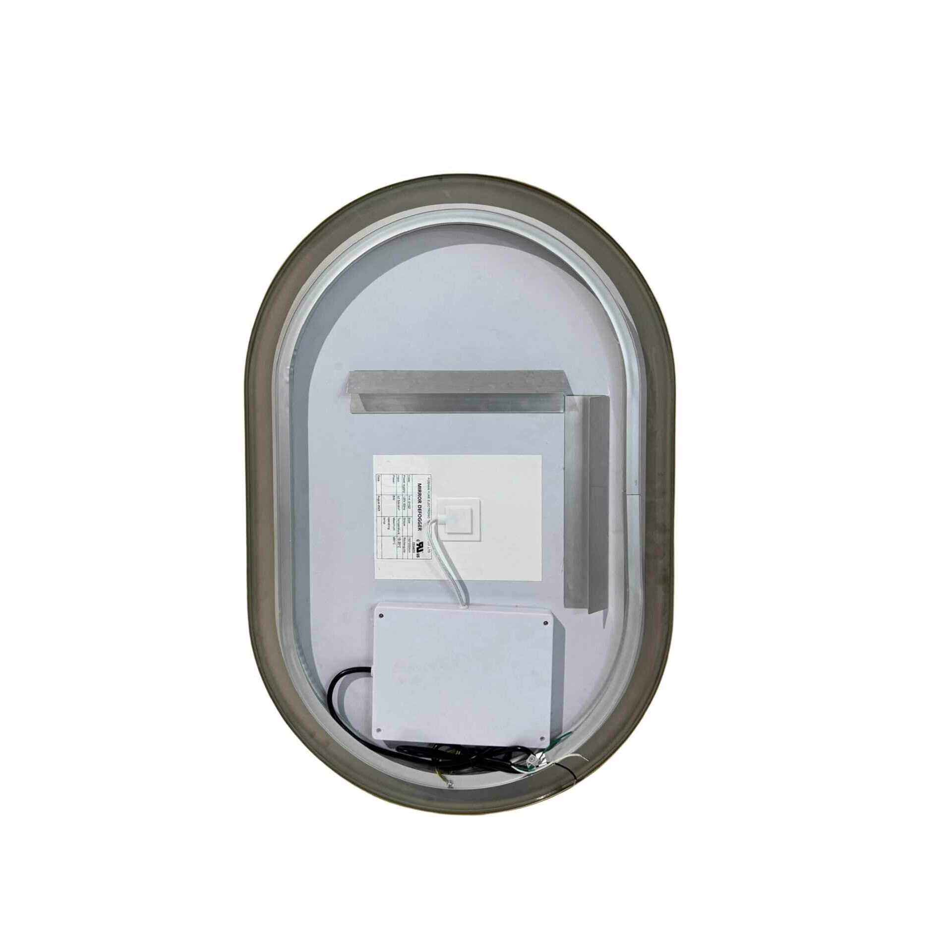 Harmoni 30 Inch Oval LED Lighted Mirror by Elegant Decor